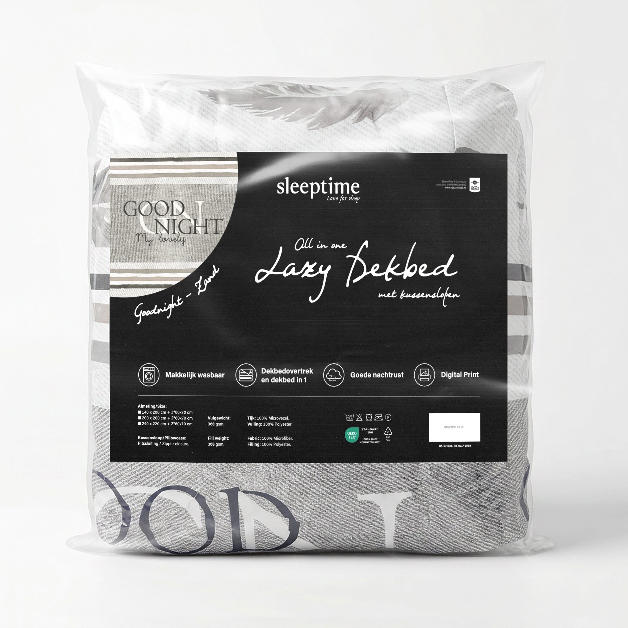 Dekbed en Overtrek in 1 – Goodnight – Sleeptime - Dromen & Wonen