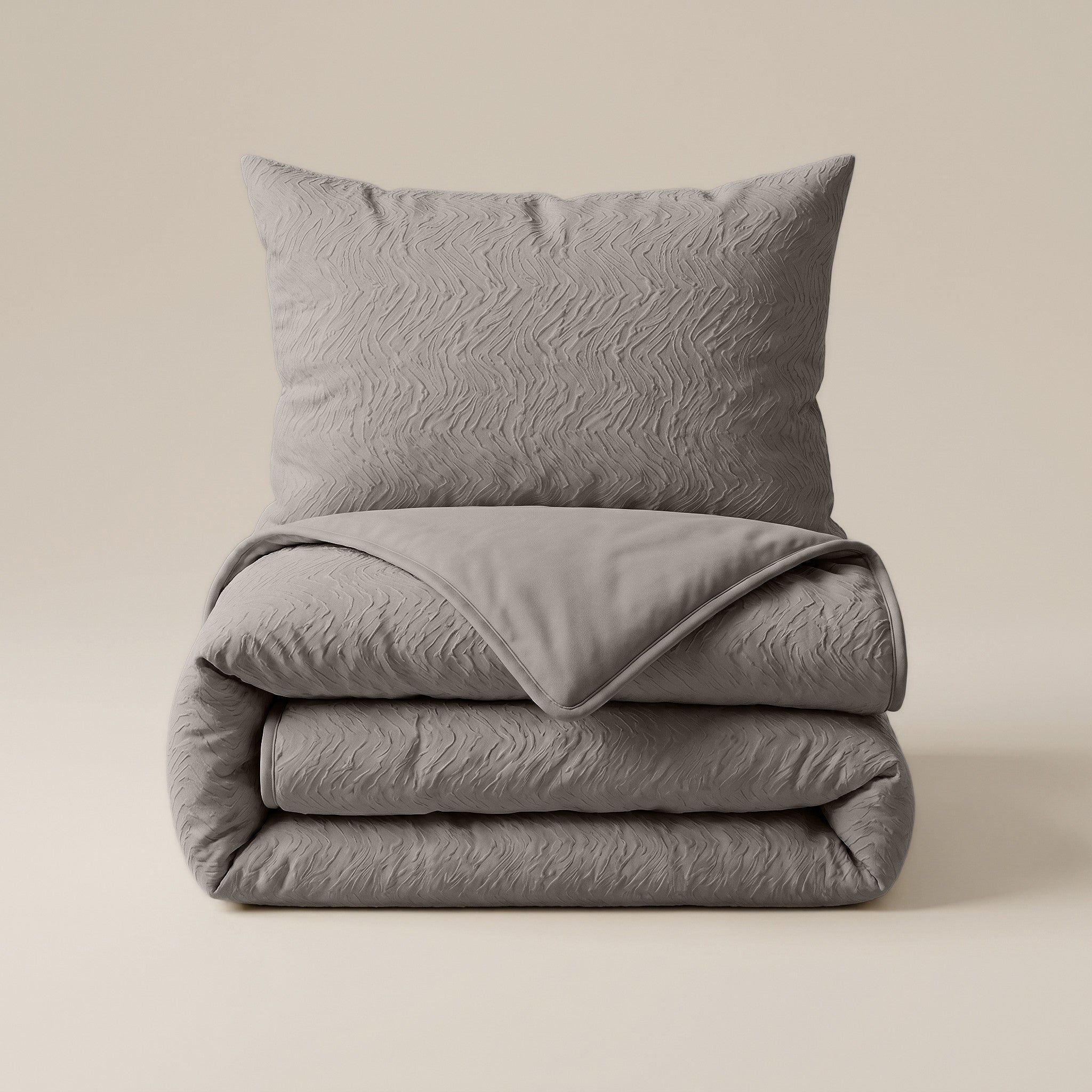 Dekbed en Overtrek in 1 – Hotel Chique - Rafa – Taupe – Sleeptime - Dromen & Wonen
