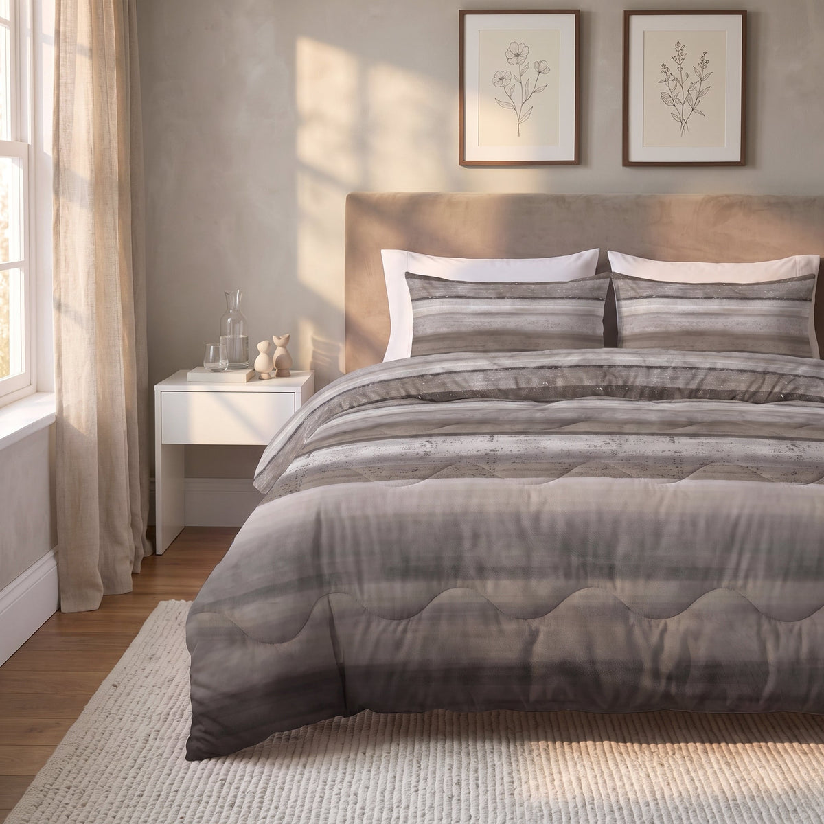 Dekbed en Overtrek in 1 – Marcus Taupe – Sleeptime - Dromen & Wonen