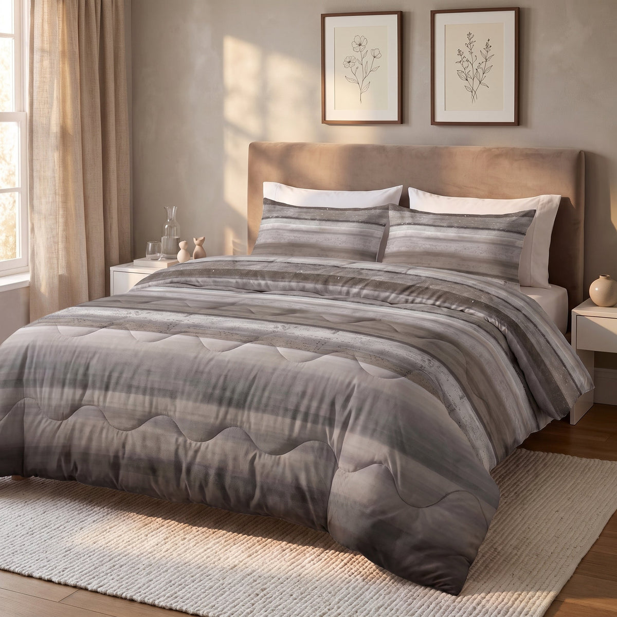 Dekbed en Overtrek in 1 – Marcus Taupe – Sleeptime - Dromen & Wonen