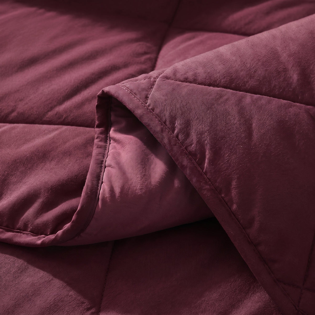 Dekbed en Overtrek in 1 – Uni Bordeaux – 100% Katoen met Kussenslopen – Sleeptime - Dromen & Wonen