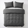 Dekbedovertrek Stone Washed - 100% Gewassen Katoen - Anthracite - Dreamhouse