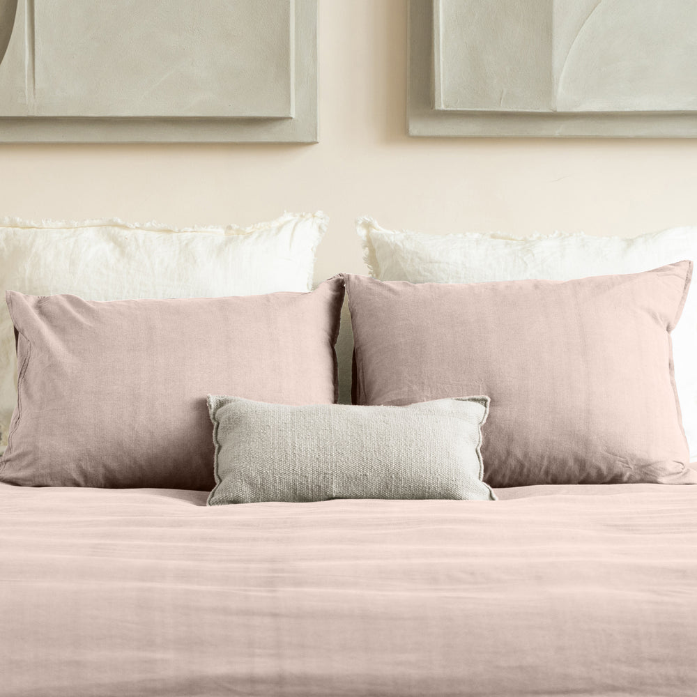Dreamhouse Denim Stone Washed Roze Dekbedovertrek
