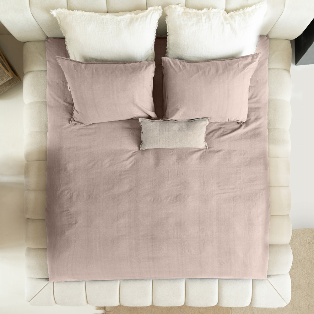 Dreamhouse Denim Stone Washed Roze Dekbedovertrek