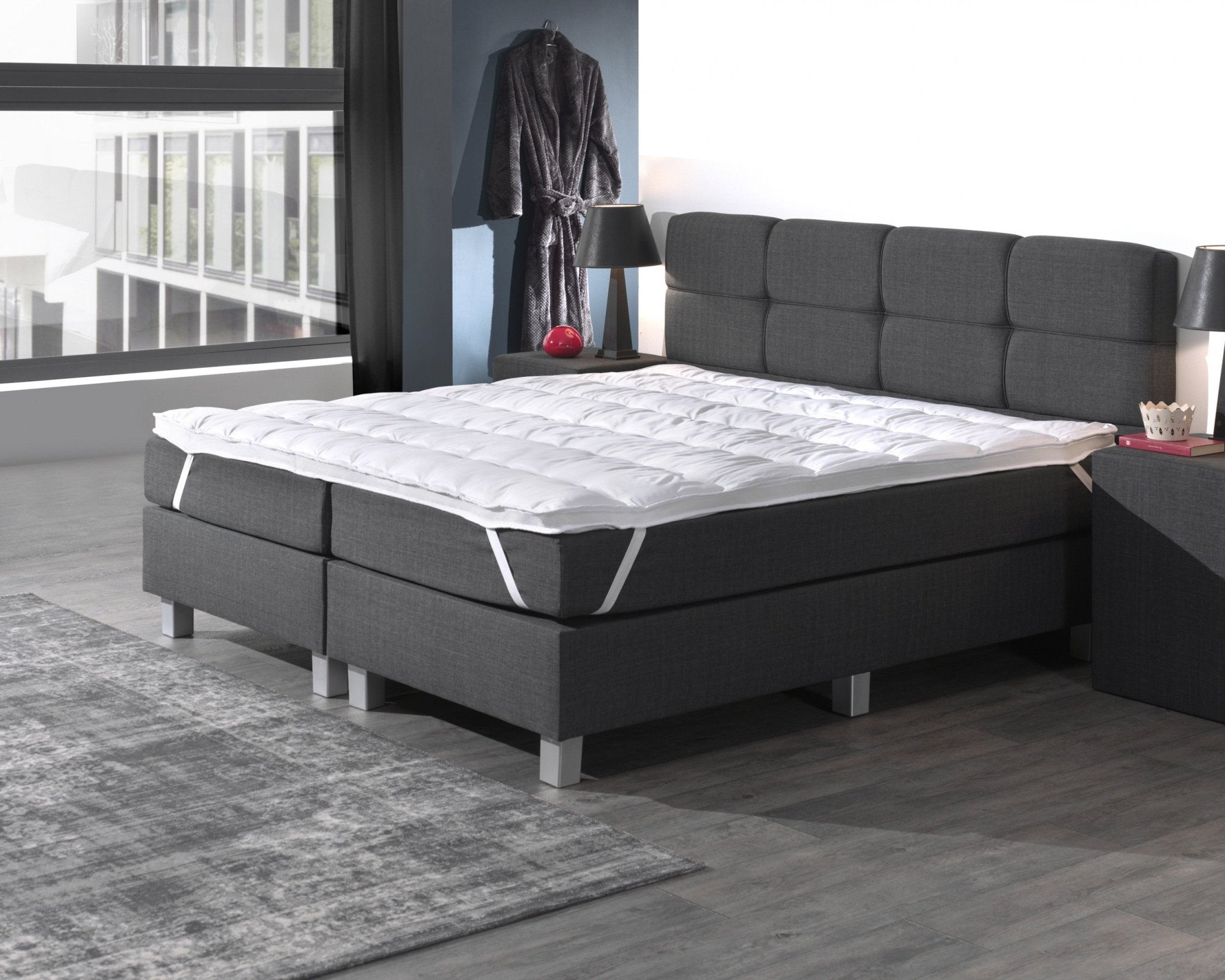 Dreamhouse 3D AIR Topper Traagschuim Oplegmatras Wit - Dromen & Wonen
