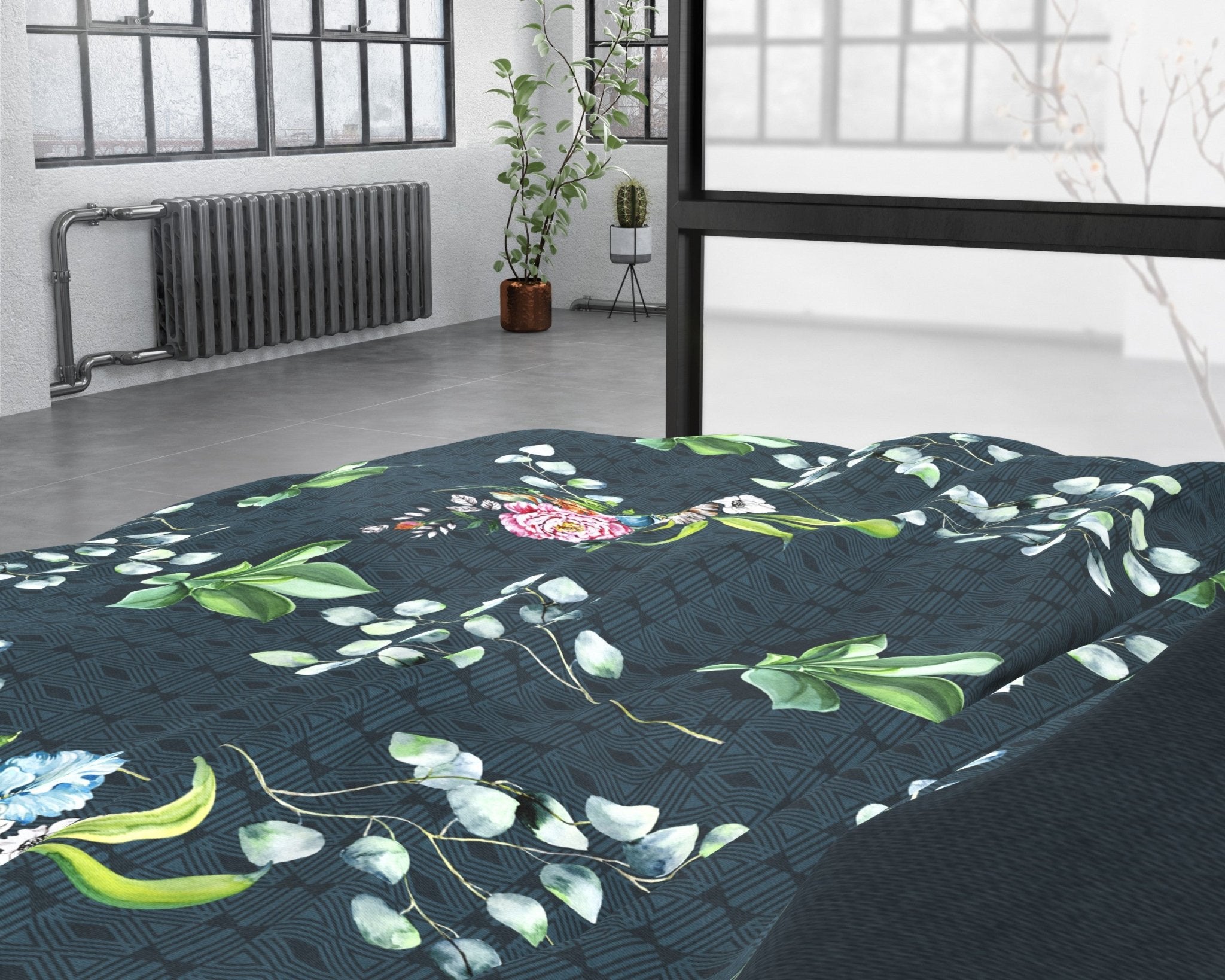 Dreamhouse Nature Leaves Green Dekbedovertrek - Dromen & Wonen