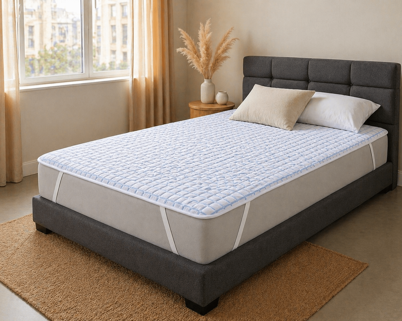 Dreamhouse QMAX® Ultra Cooling Topper – Premium Verkoelend Oplegmatras - Dromen & Wonen