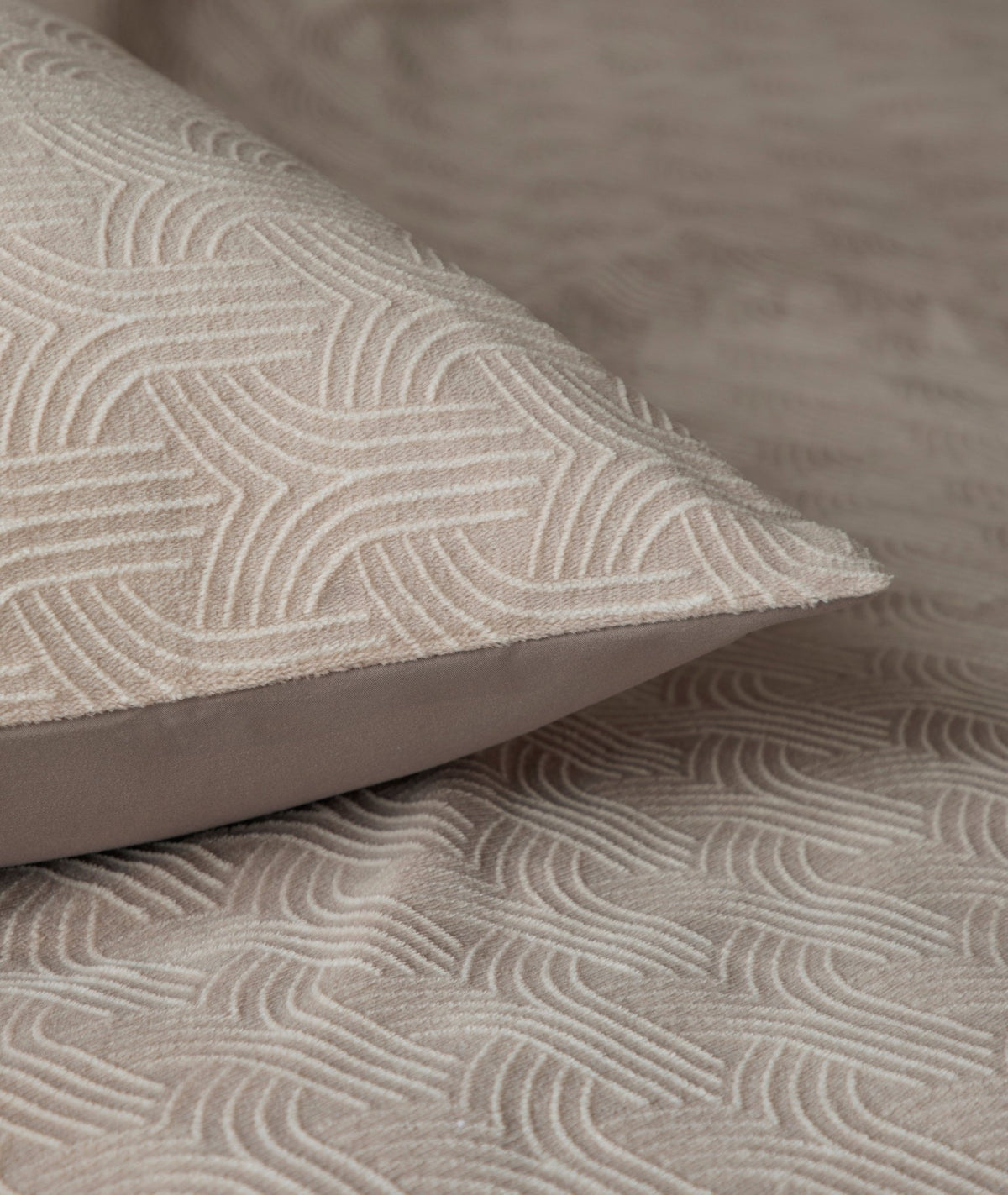 Flanel Dekbedovertrek Taupe – Art – Warm & Zacht met Kussenslopen – Sleeptime - Dromen & Wonen