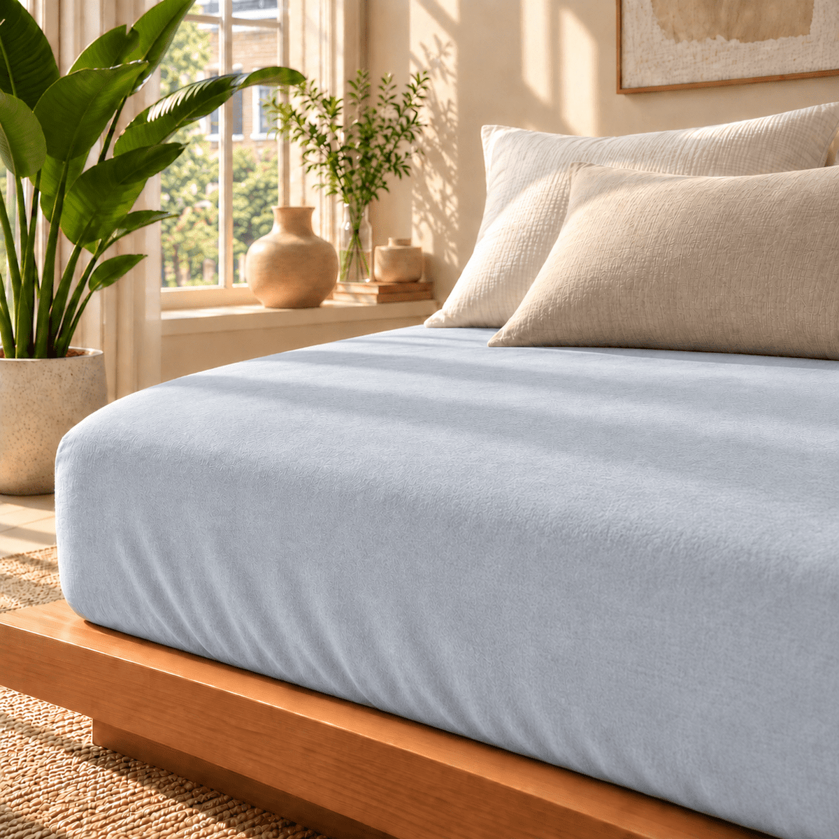 Hoeslaken Flanel Premium – 100% Katoen 160 gsm – Grijs – Dreamhouse - Dromen & Wonen