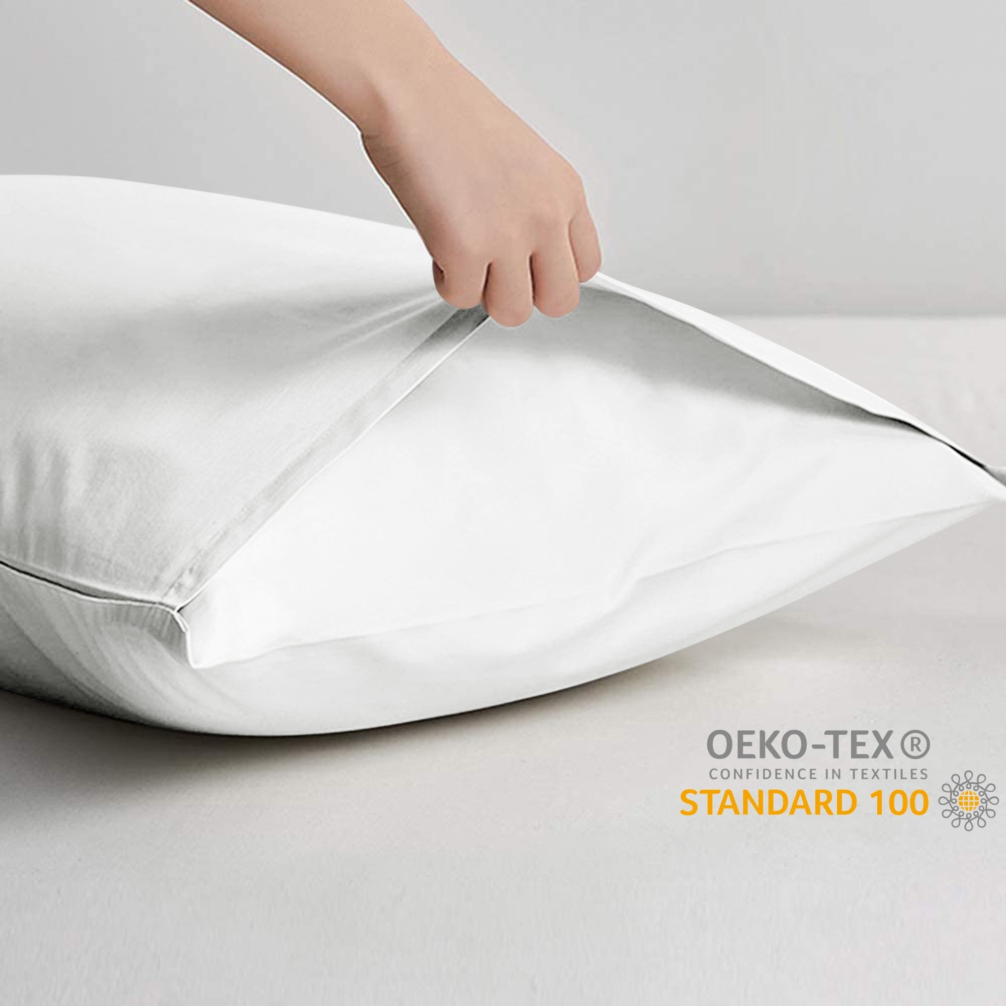 Kussensloop - 2 Stuks - 100% Katoen - Wit - 60x70 - Dromen & Wonen