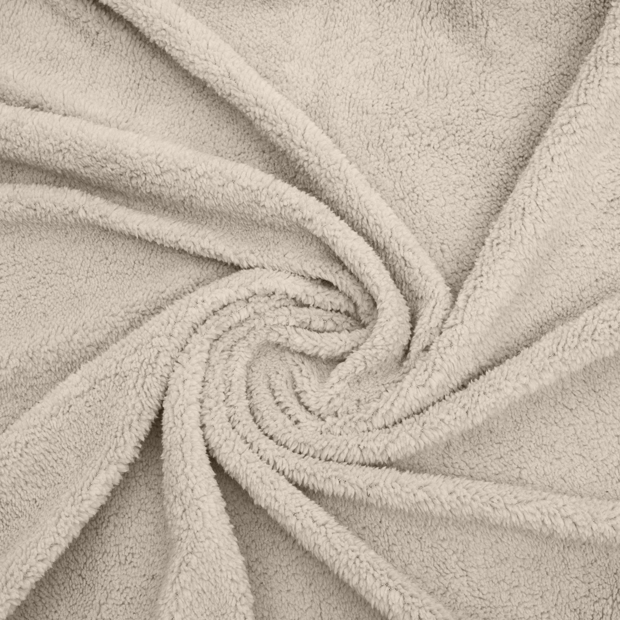 Kussensloop - 2 Stuks - Teddyfleece - Creme - 60x70 - Dromen & Wonen