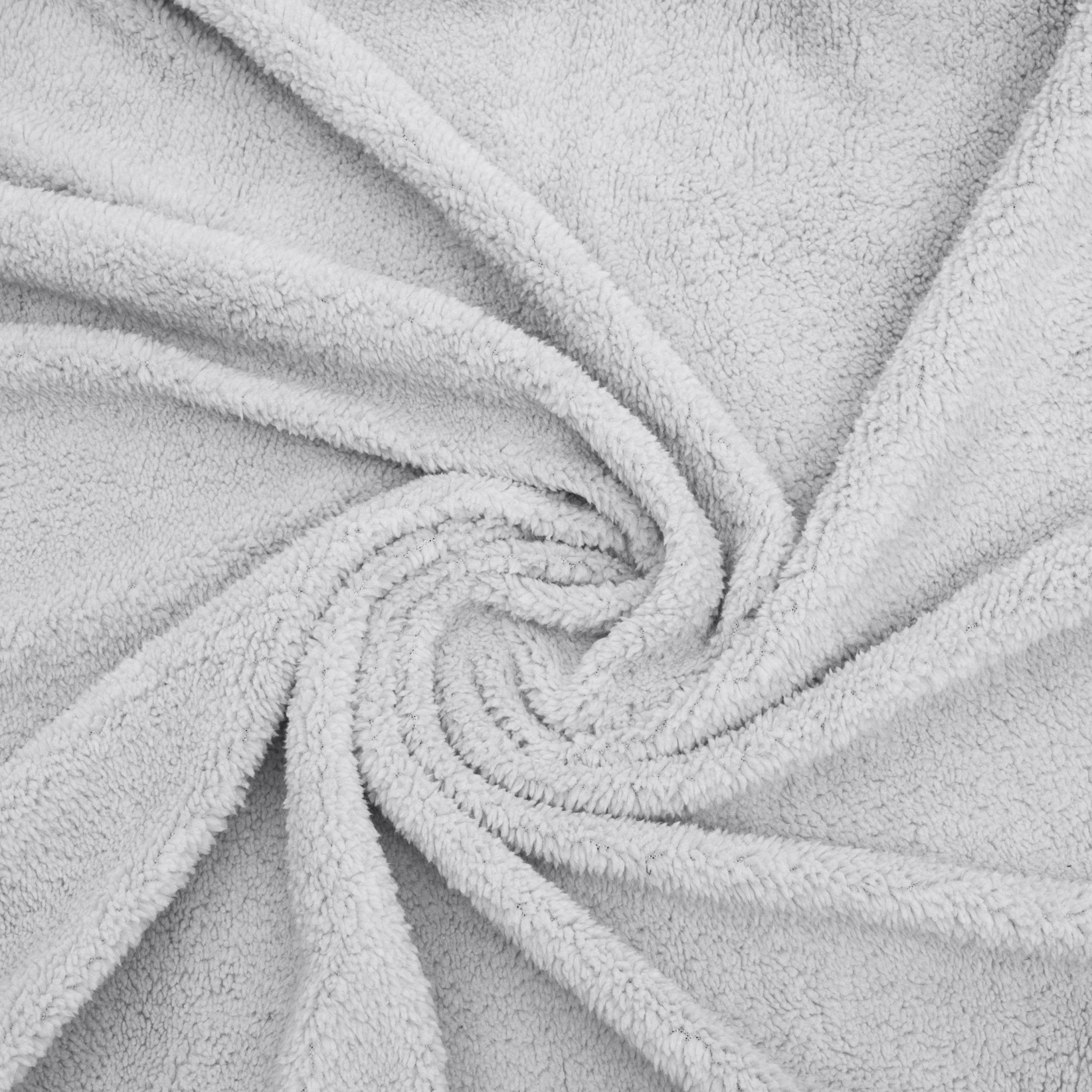 Kussensloop - 2 Stuks - Teddyfleece - Grijs - 60x70 - Dromen & Wonen