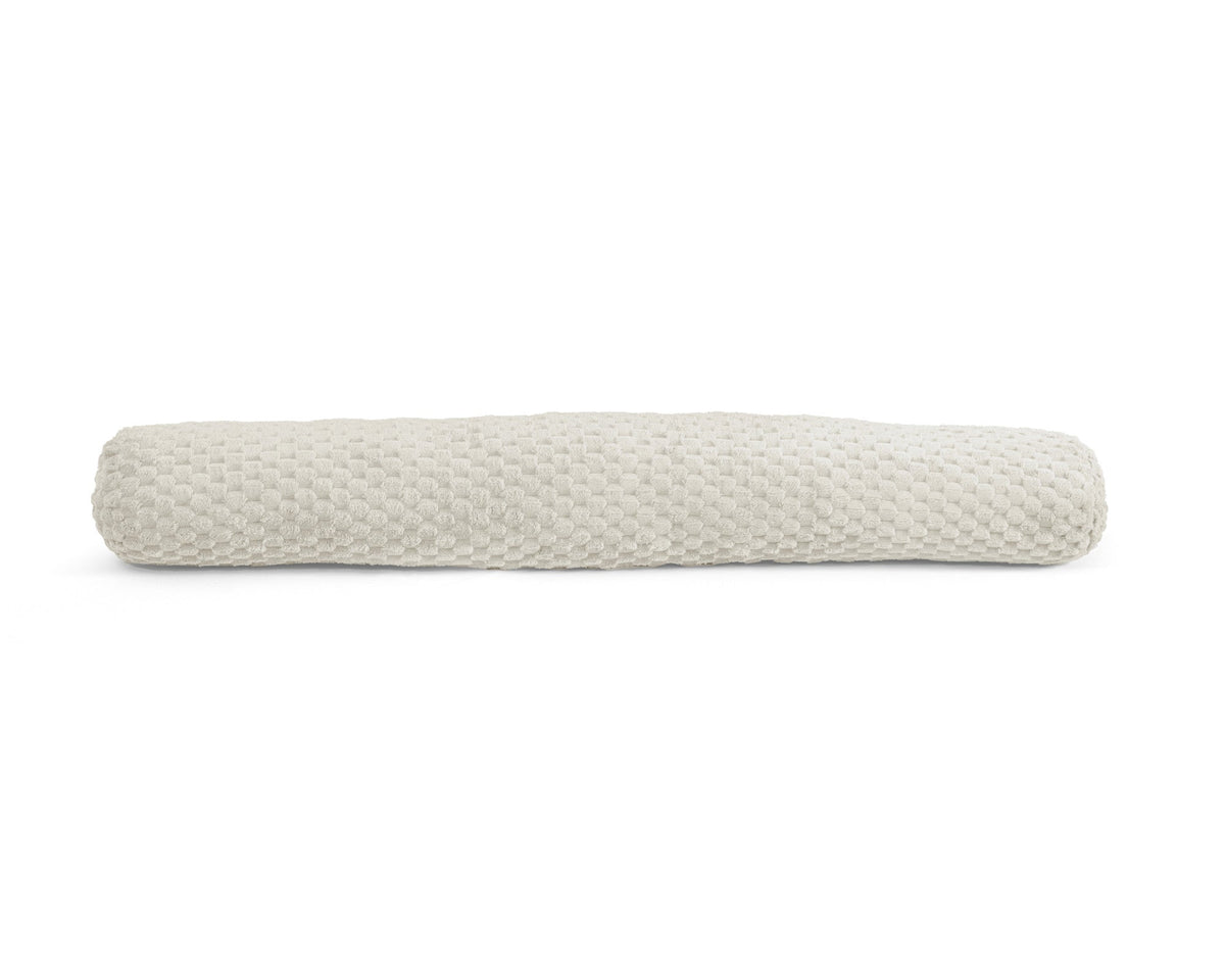 Lichaamskussen Creme 140 cm – Jacquard Flanel Bodypillow – Sleeptime - Dromen & Wonen