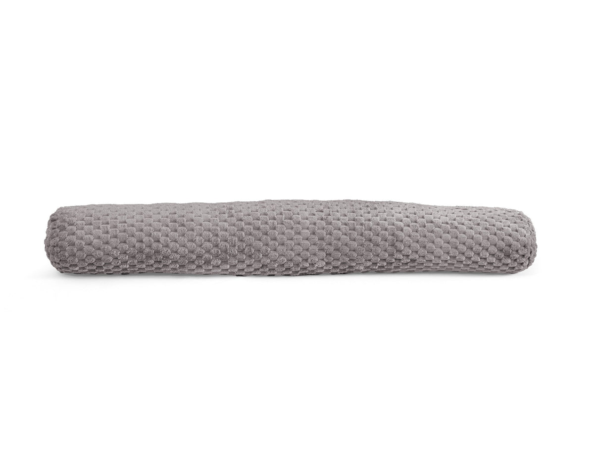 Lichaamskussen Taupe 140 cm – Jacquard Flanel Bodypillow – Sleeptime - Dromen & Wonen