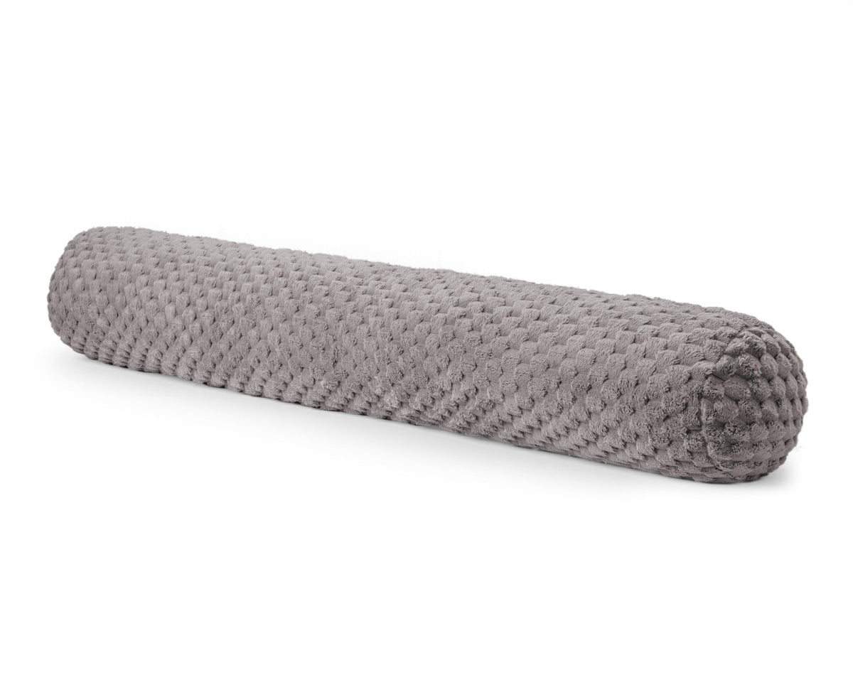 Lichaamskussen Taupe 140 cm – Jacquard Flanel Bodypillow – Sleeptime - Dromen & Wonen