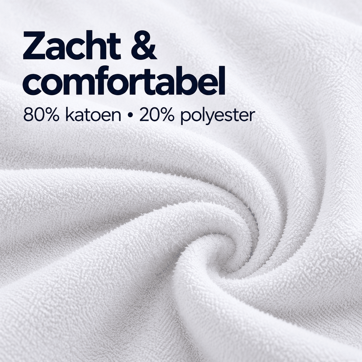 Molton Hoeslaken – Beschermt je Matras tegen Vocht – Wit – Dreamhouse - Dromen & Wonen