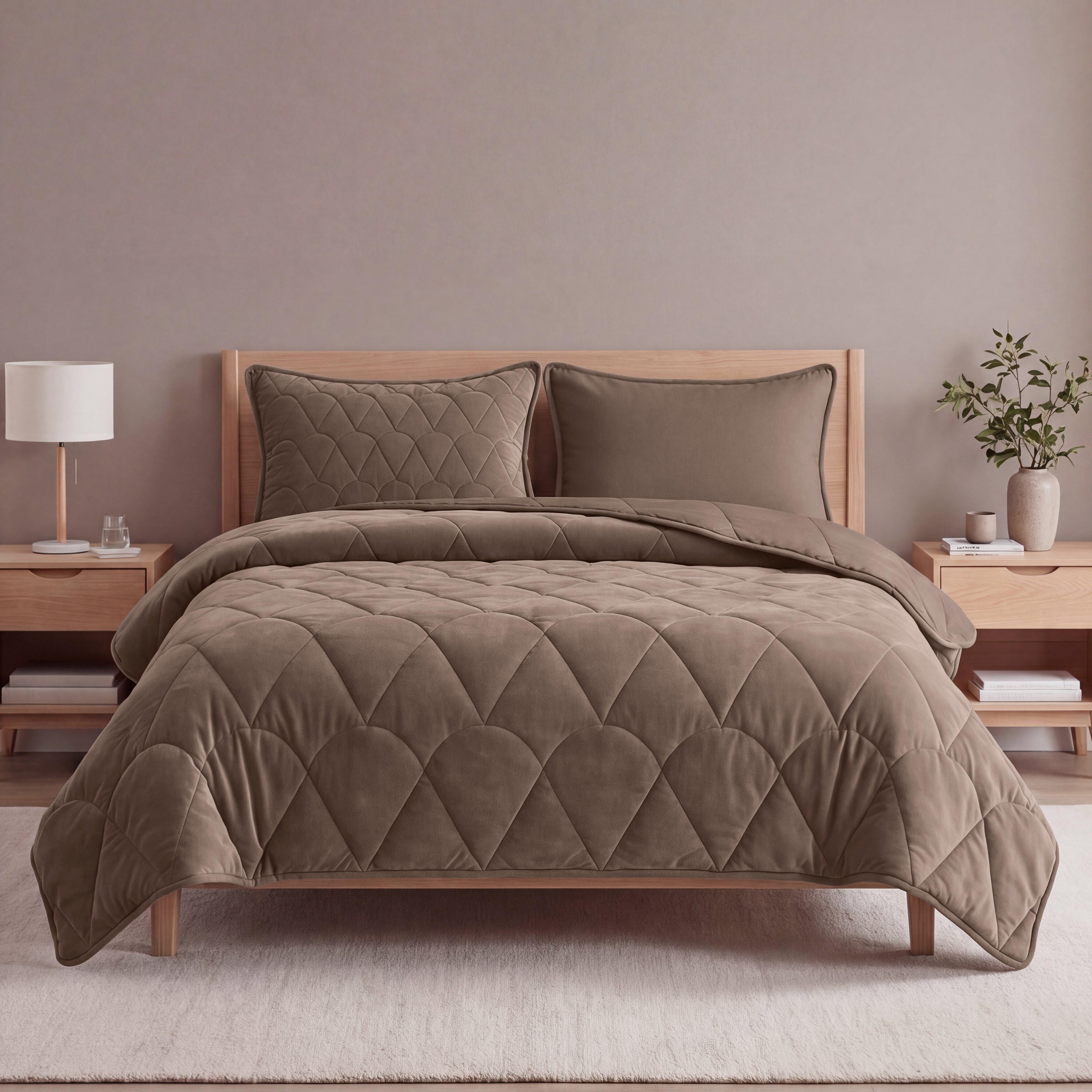 Sleeptime Dekbed en Overtrek in 1 - Velvet - Bruin