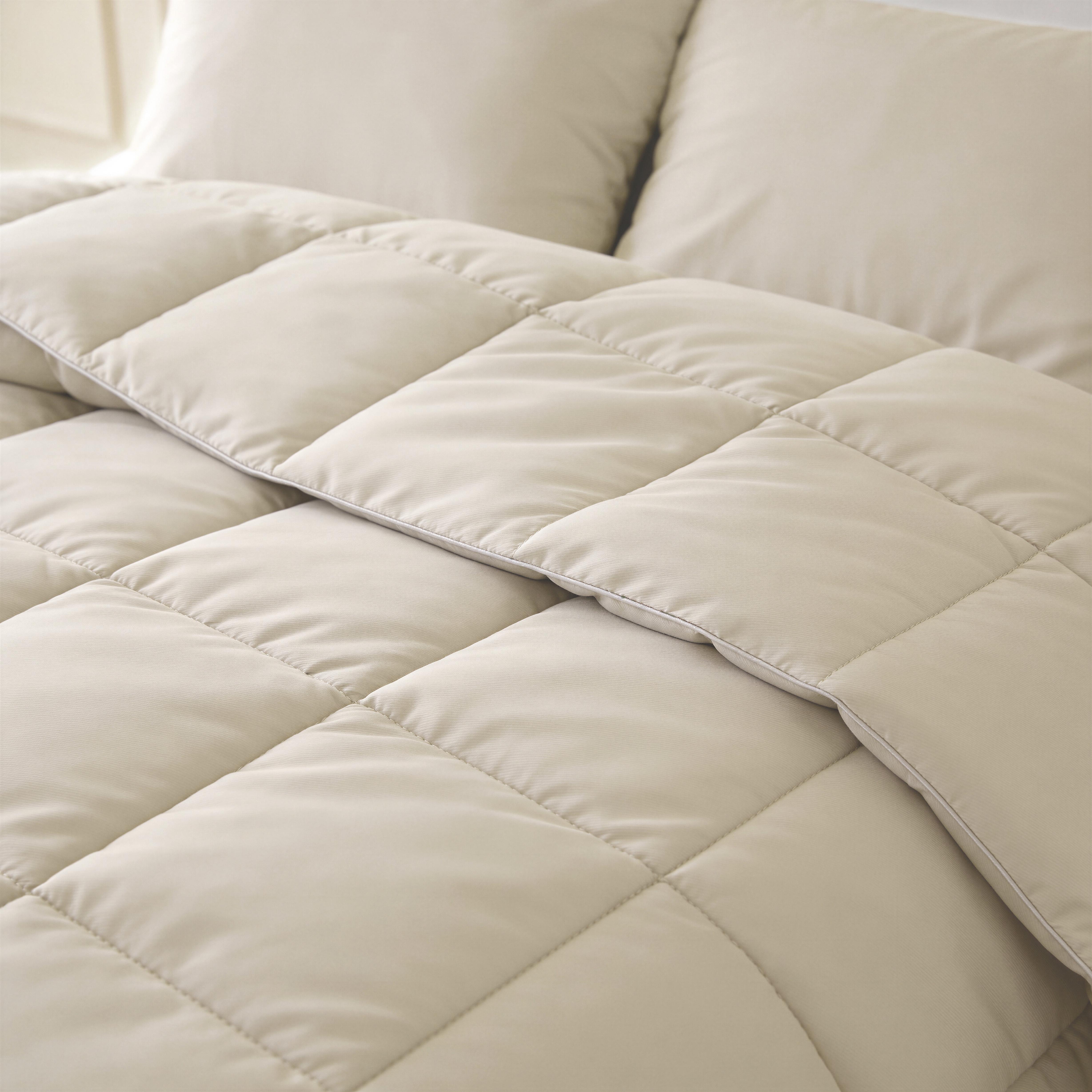Primaviera Deluxe Dekbed en Overtrek in 1 – Perkal Hotel – Beige - Dromen & Wonen