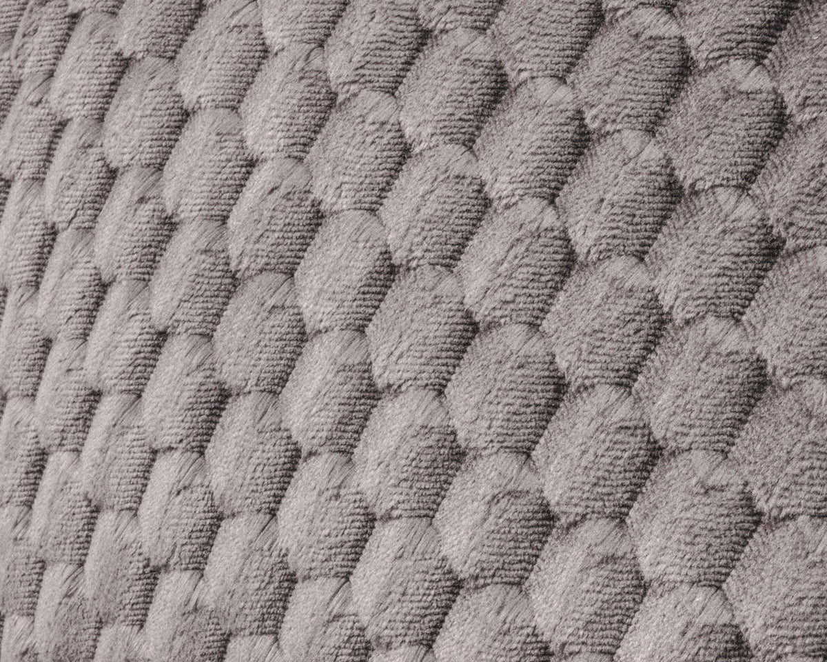 Rugsteunkussen voor Bed Taupe – Jacquard Flanel Leeskussen met Armleuningen – 34x50 cm – Sleeptime - Dromen & Wonen