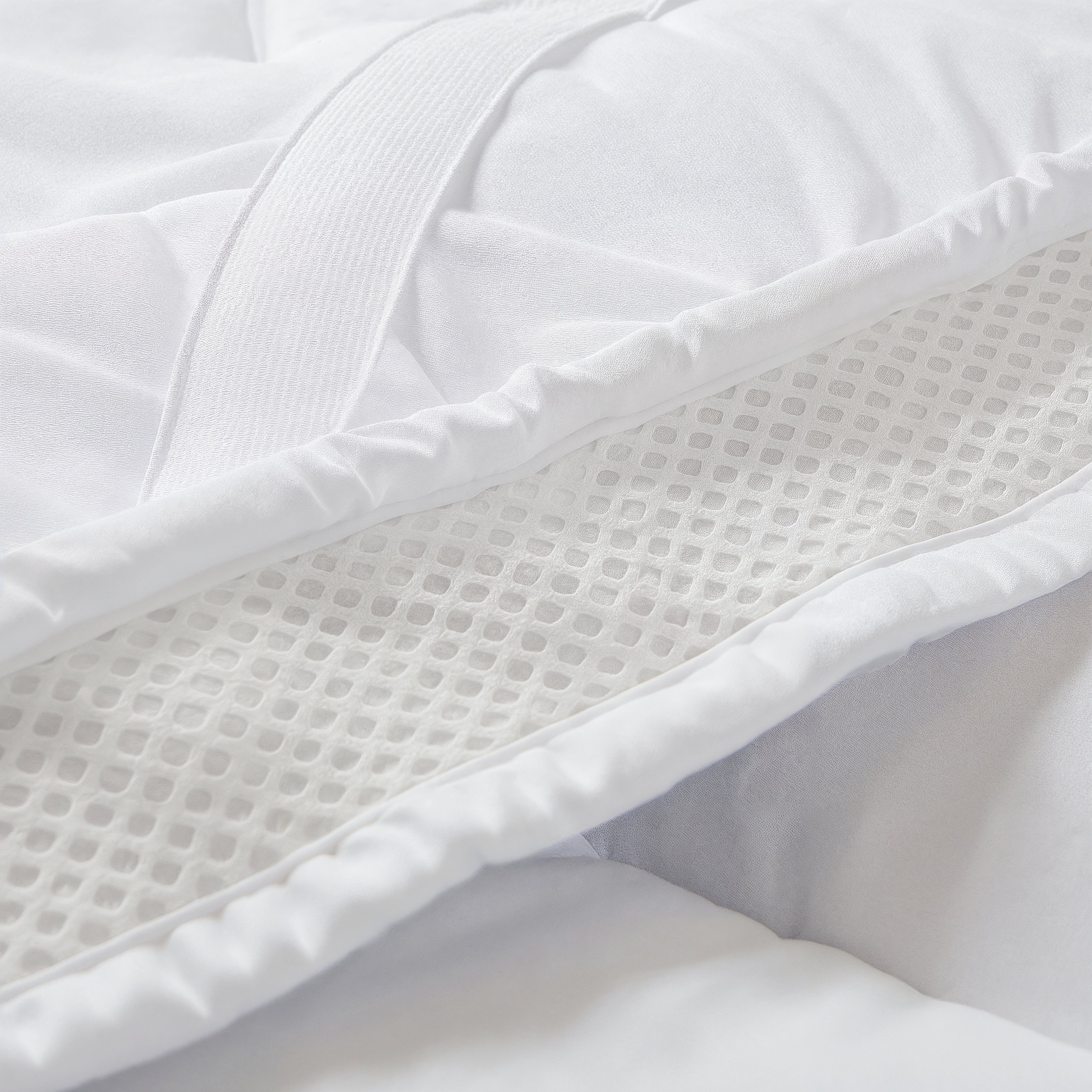 Sleeptime 3D Air Dual Layer Hotel Mattress Topper – Luxe Micropercal Oplegmatras 5 - 6 cm - Dromen & Wonen