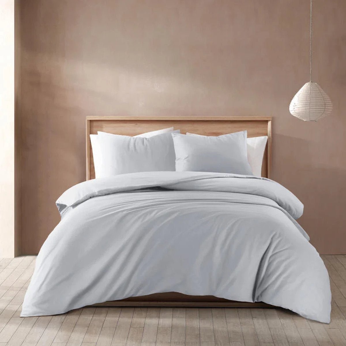 Sleeptime Basic Grijs Dekbedovertrek - Dromen & Wonen