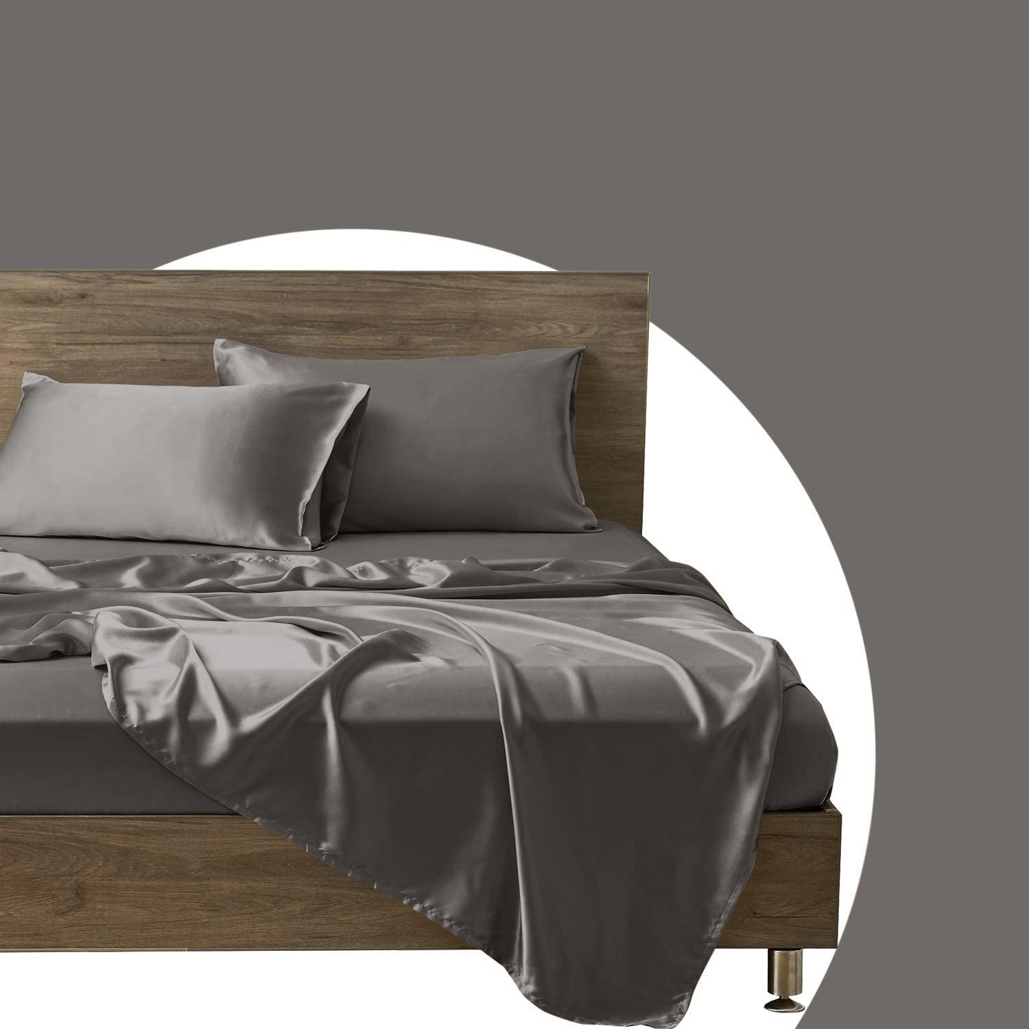 Sleeptime Beauty Skin Care Dekbedovertrek Antraciet - Dromen & Wonen