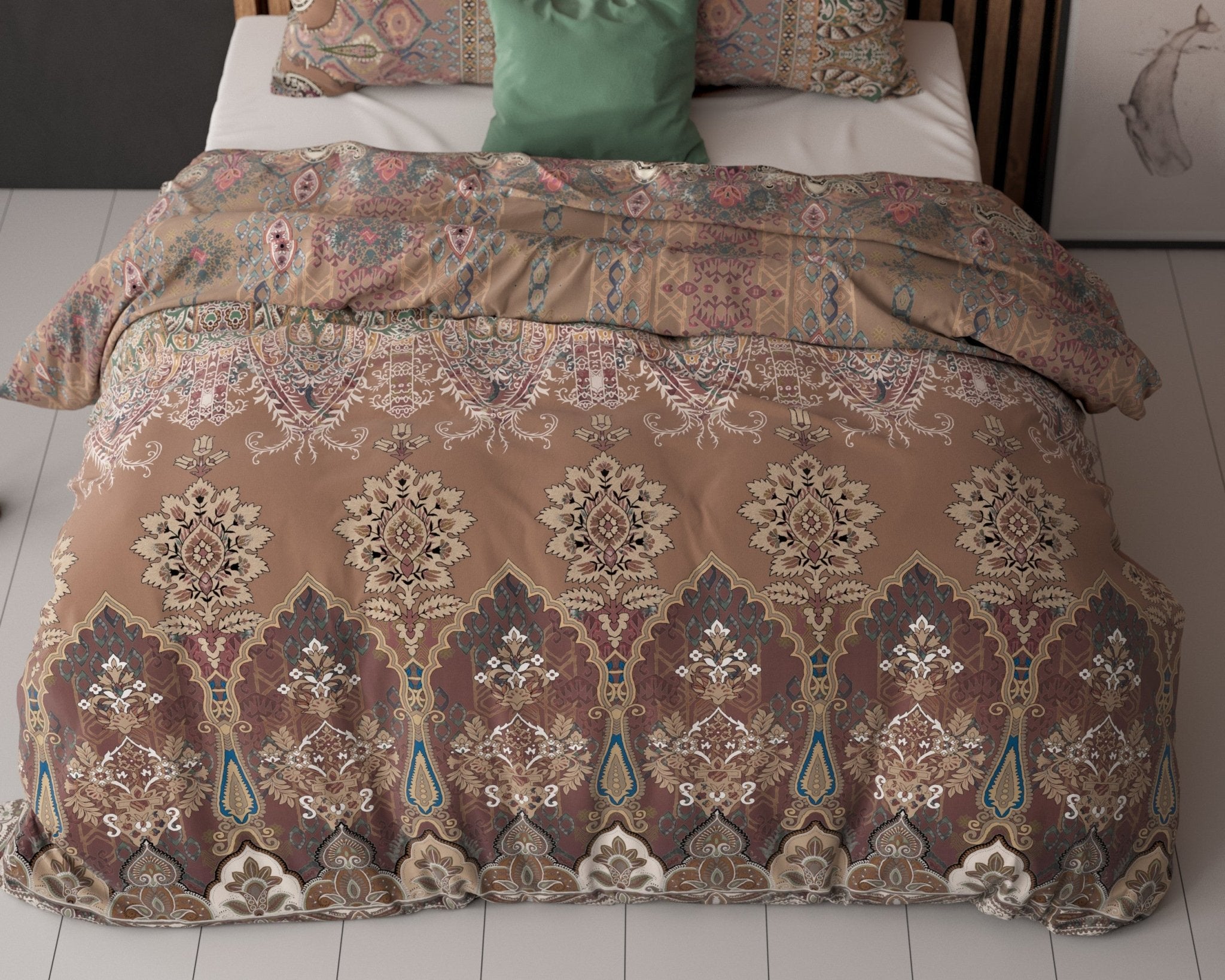 Sleeptime Berna Bruin Dekbedovertrek - Dromen & Wonen