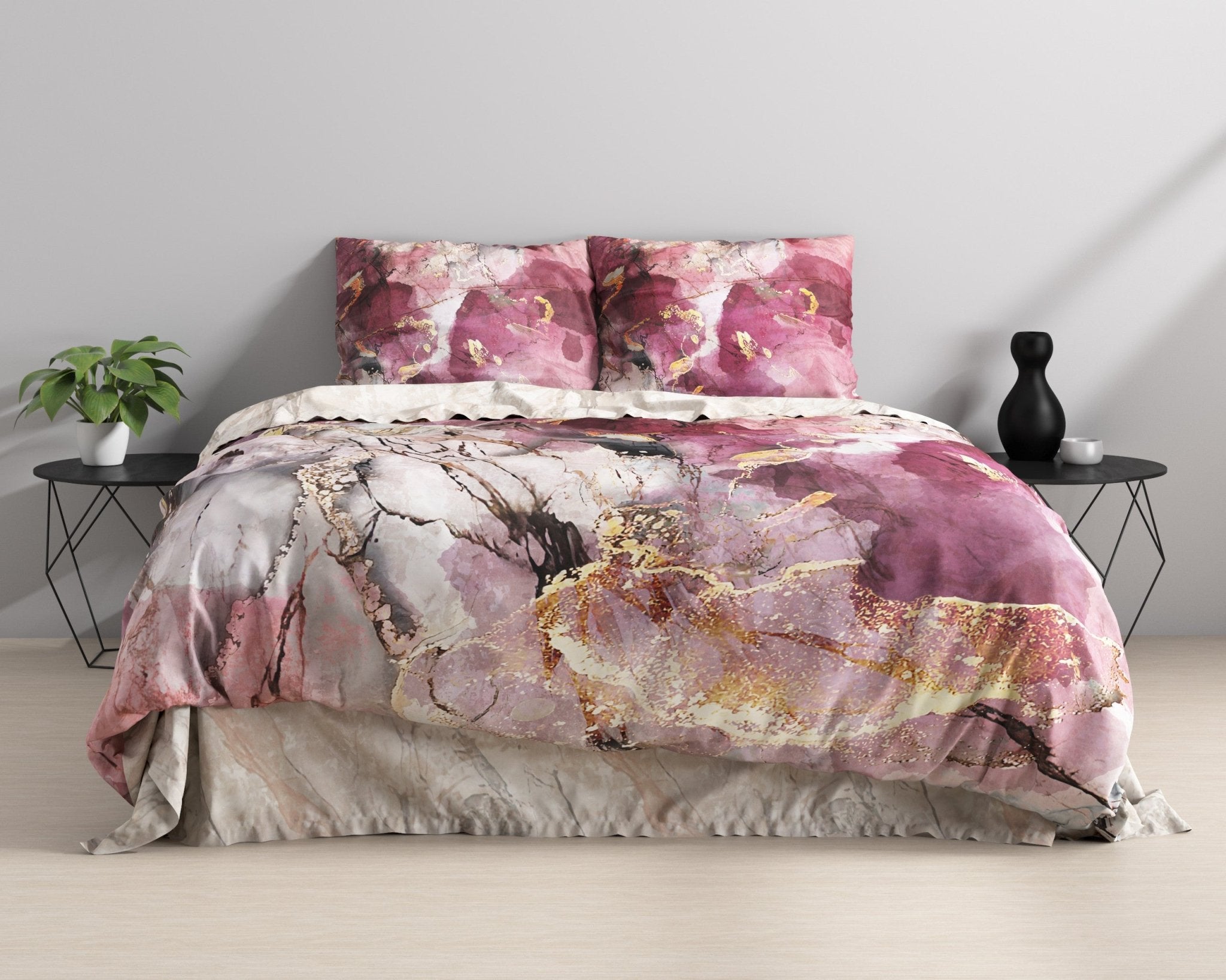 Sleeptime Breccia Roze Dekbedovertrek - Dromen & Wonen