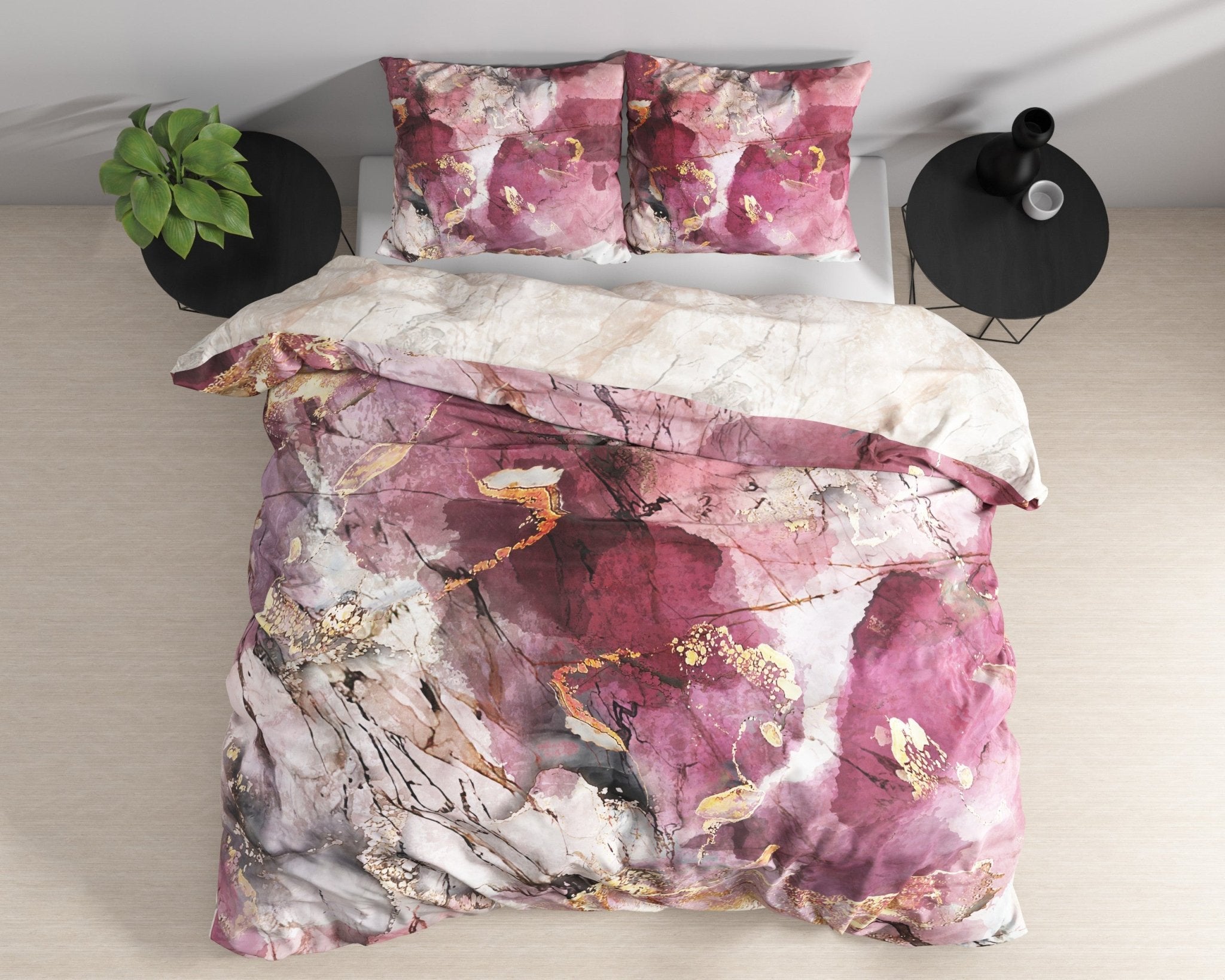 Sleeptime Breccia Roze Dekbedovertrek - Dromen & Wonen