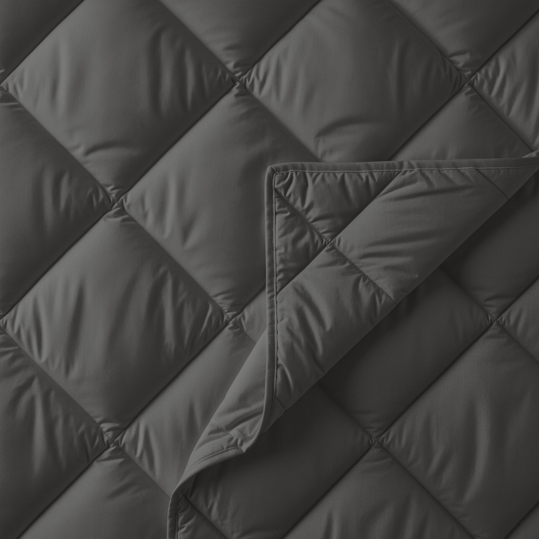 Sleeptime Dekbed en Overtrek in 1 - Diamond - Antraciet - Dromen & Wonen