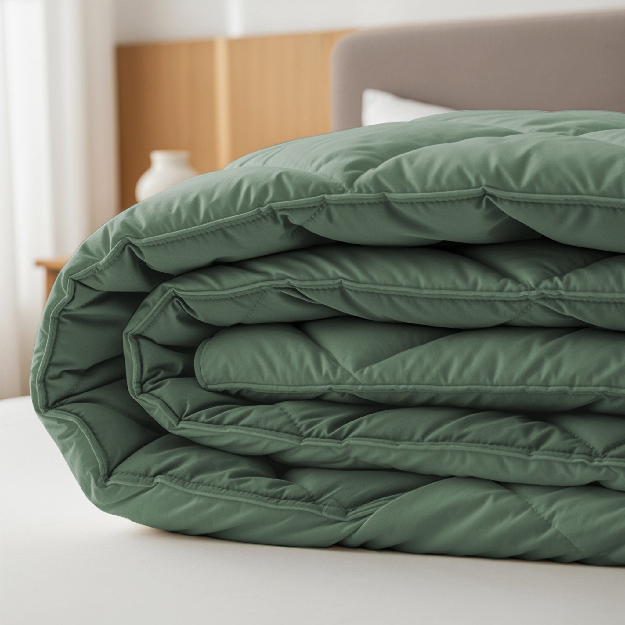 Sleeptime Dekbed en Overtrek in 1 - Diamond - Groen - Dromen & Wonen