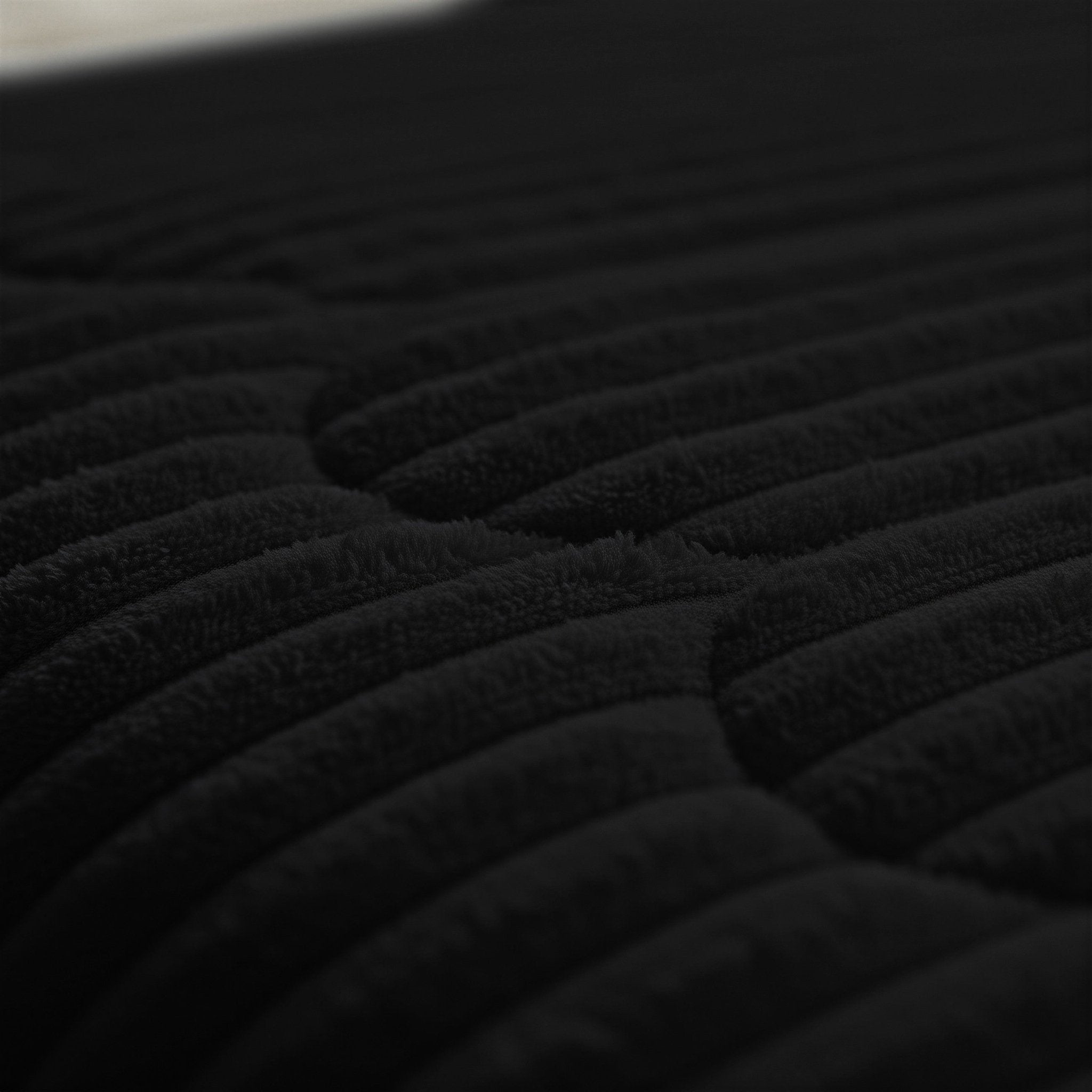 Sleeptime Dekbed en Overtrek in 1 - Flanel Rib - Zwart - Dromen & Wonen