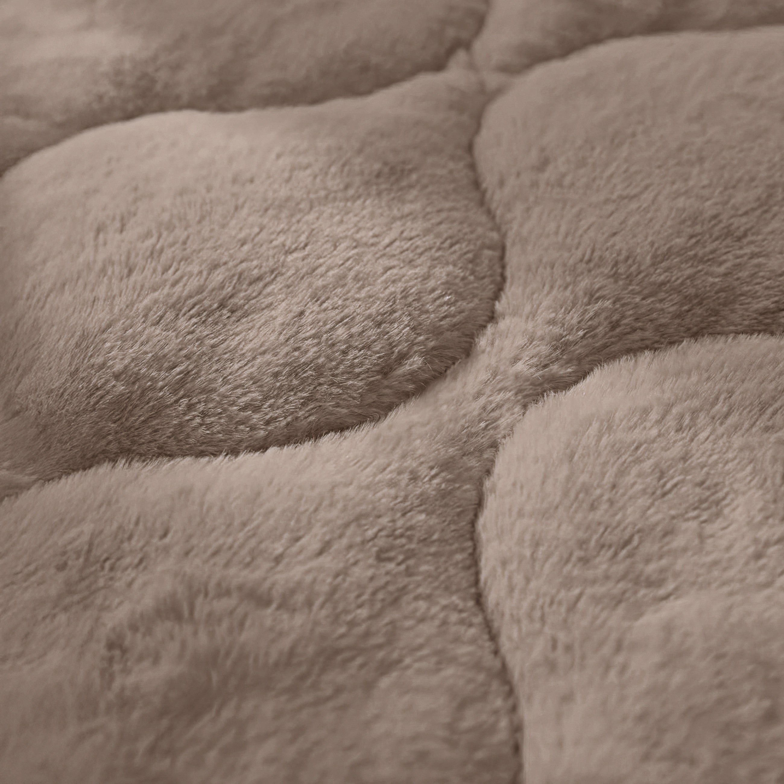 Sleeptime Dekbed en Overtrek in 1 - Fluffy Teddy - Taupe - Dromen & Wonen