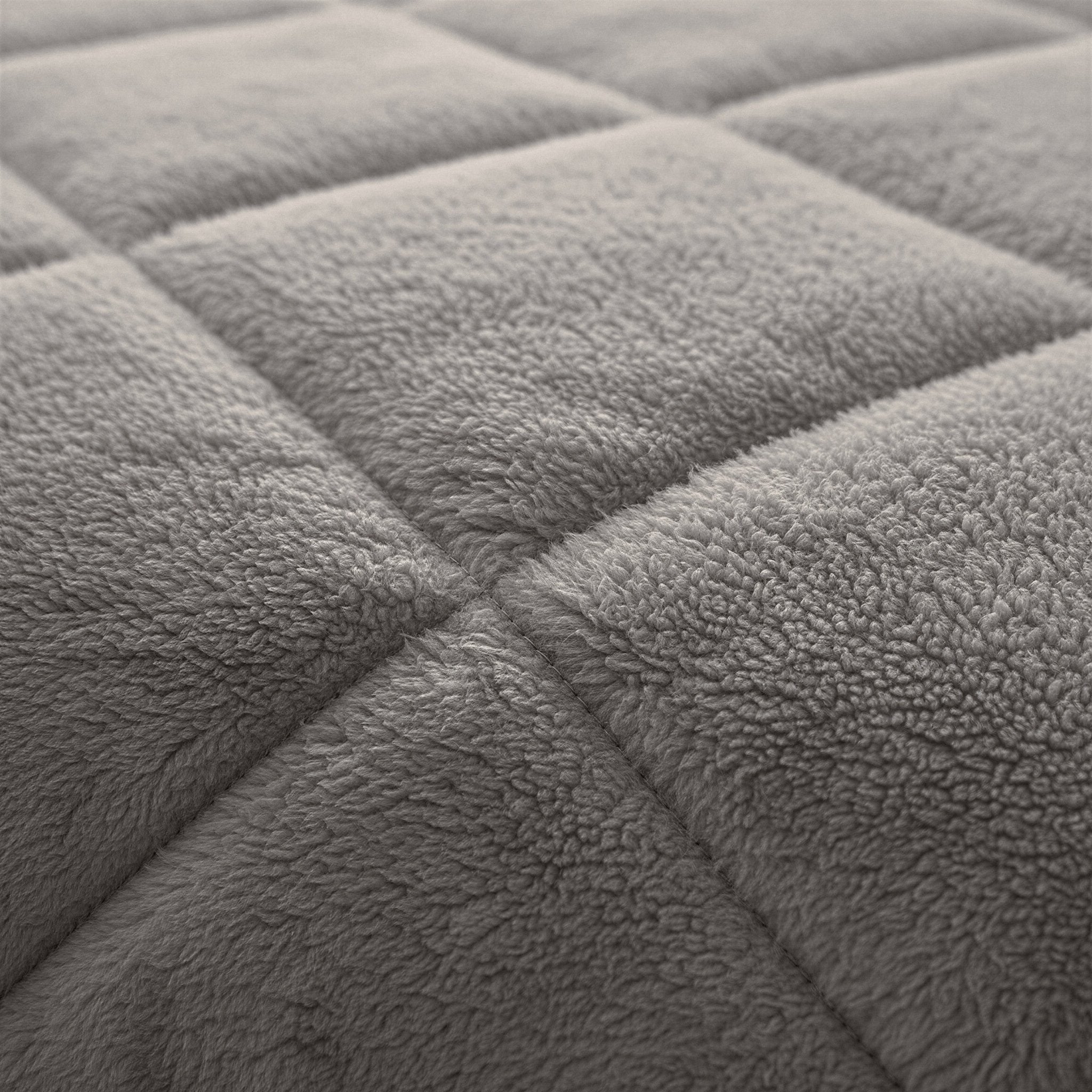 Sleeptime Dekbed en Overtrek in 1 - Fluffy Teddy - Taupe/Grijs - Dromen & Wonen