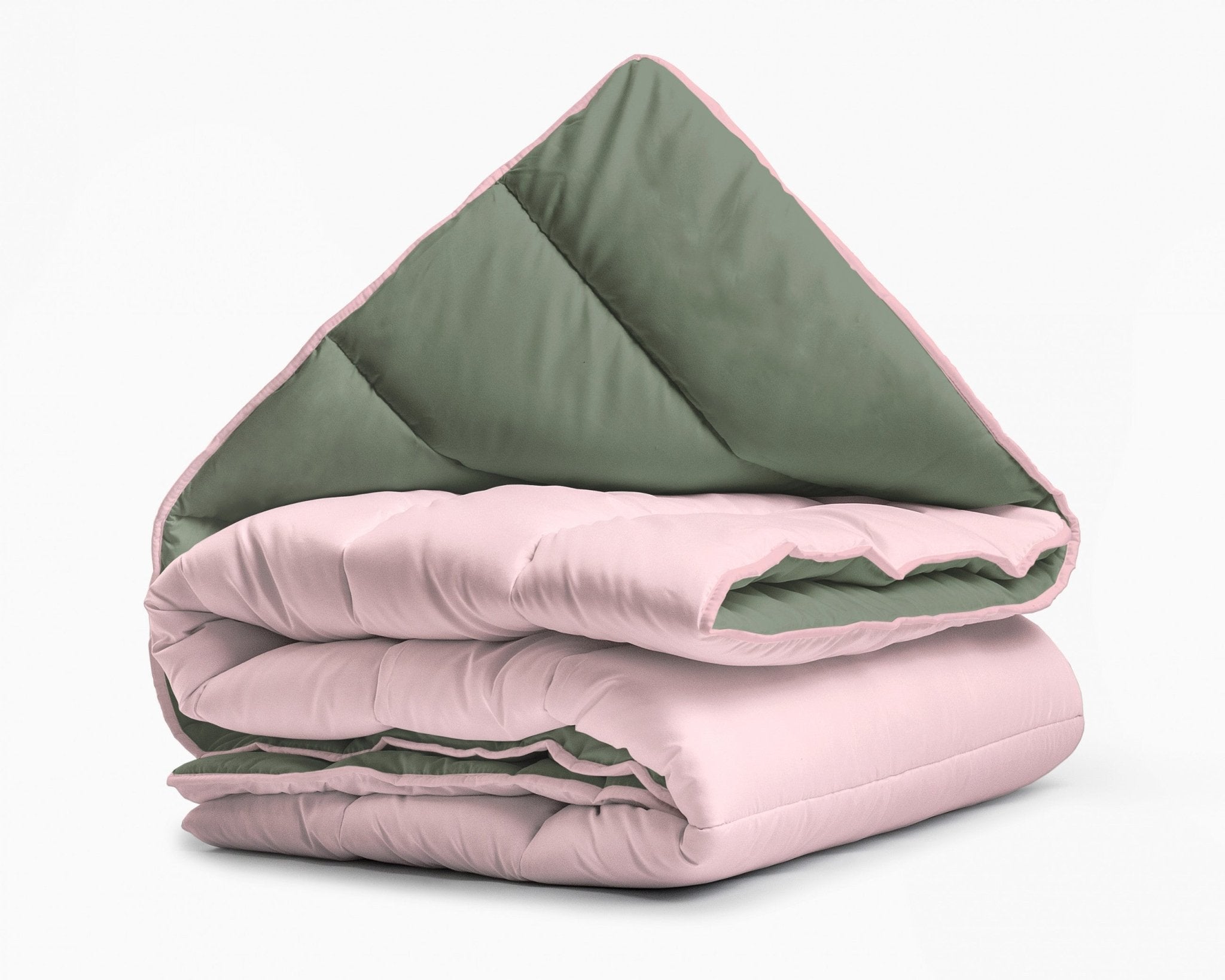 Sleeptime Dekbed en Overtrek in 1 - Groen/Roze - Dromen & Wonen