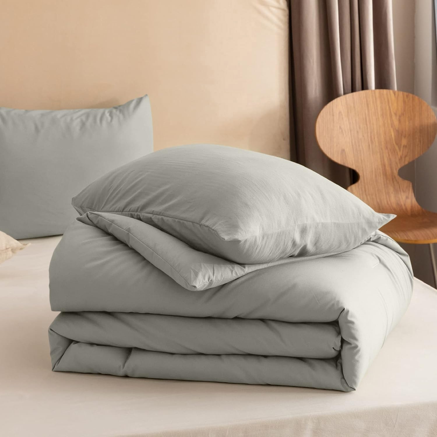 Sleeptime Dekbed en Overtrek in 1 - Kaki - Dromen & Wonen