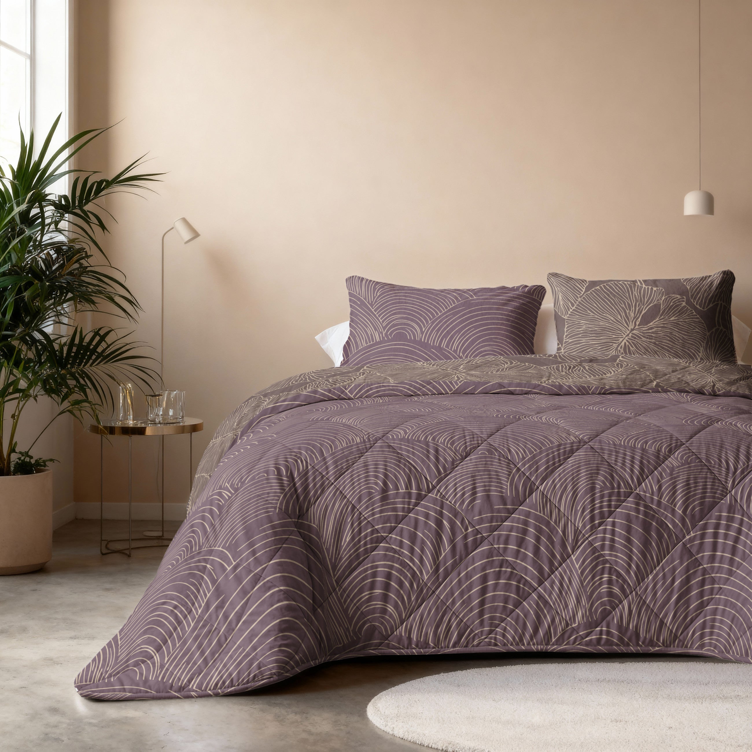 Sleeptime Dekbed en Overtrek in 1 - Mauve - Dromen & Wonen