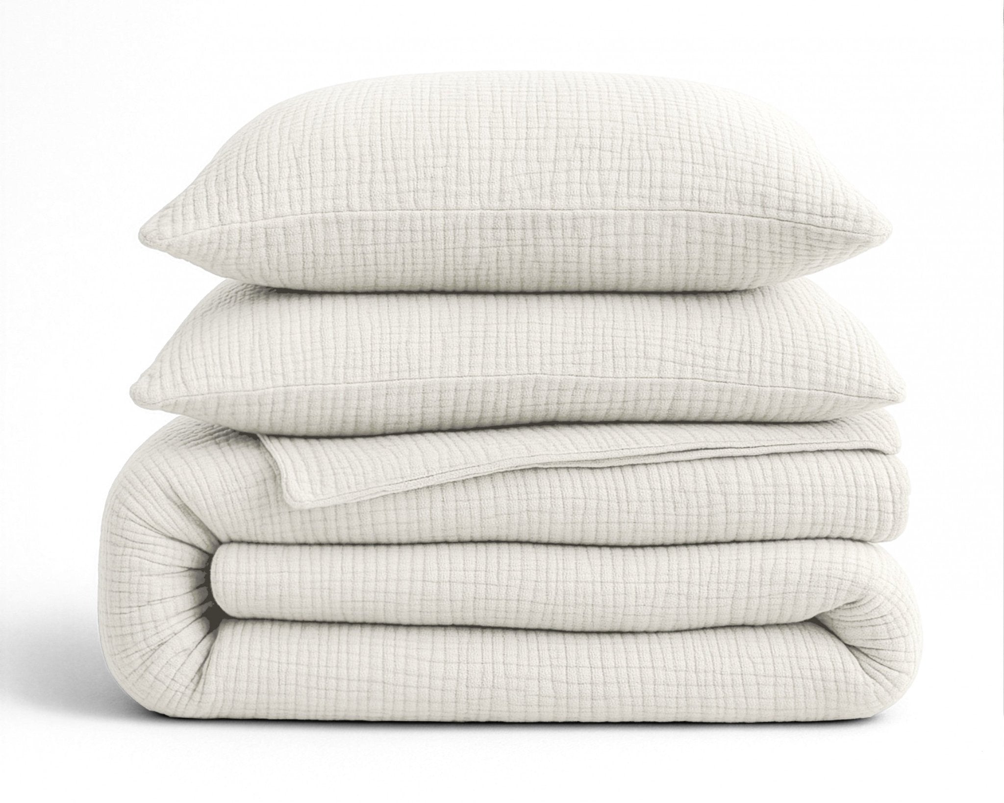 Sleeptime Dekbed en Overtrek in 1 – Mousseline Comfort - Beige - Dromen & Wonen