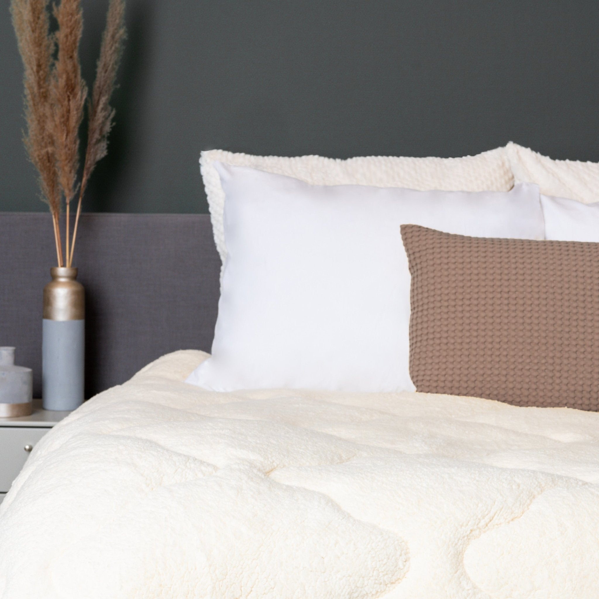 Sleeptime Dekbed en Overtrek in 1 - Teddy - Creme - Dromen & Wonen