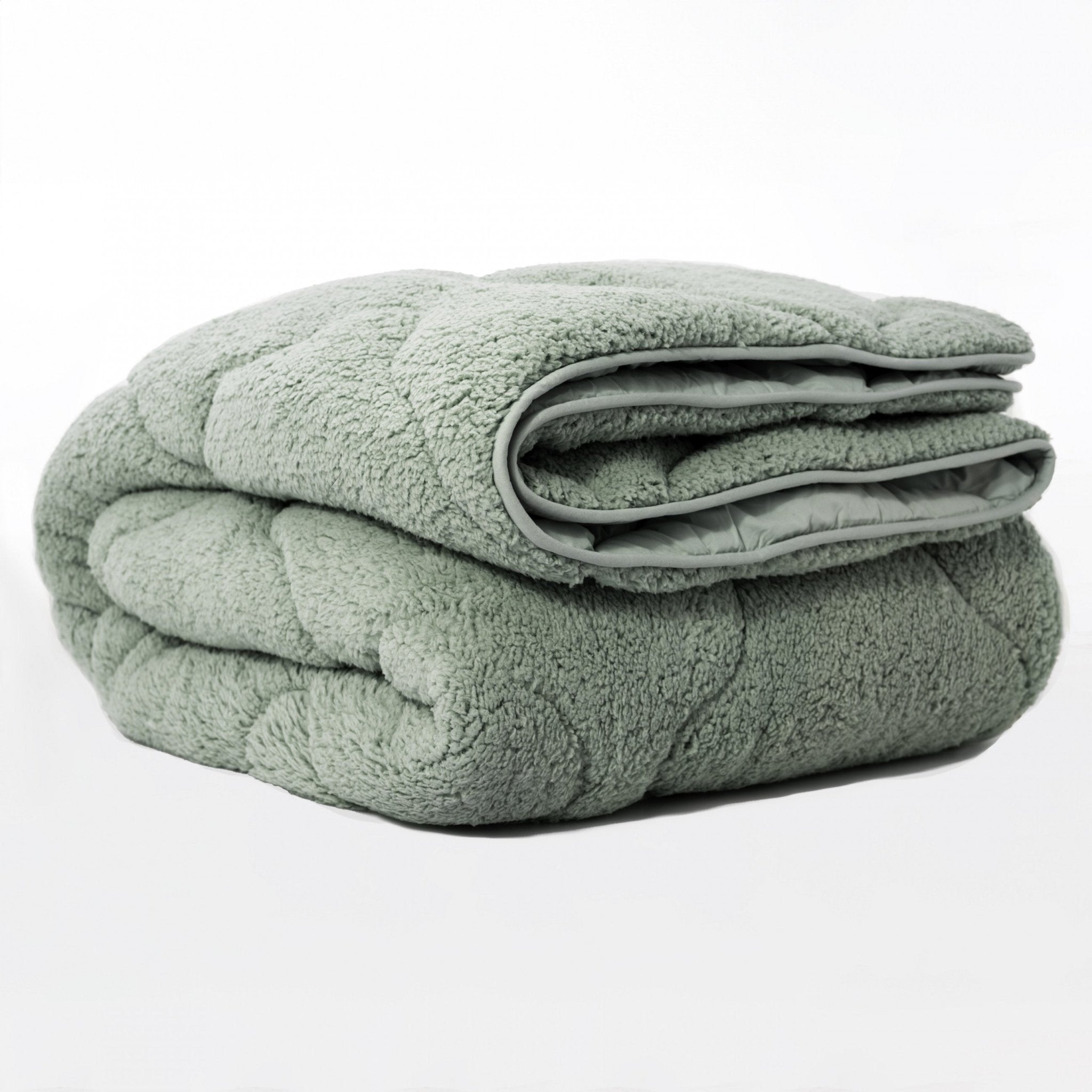 Sleeptime Dekbed en Overtrek in 1 - Teddy - Groen - Dromen & Wonen