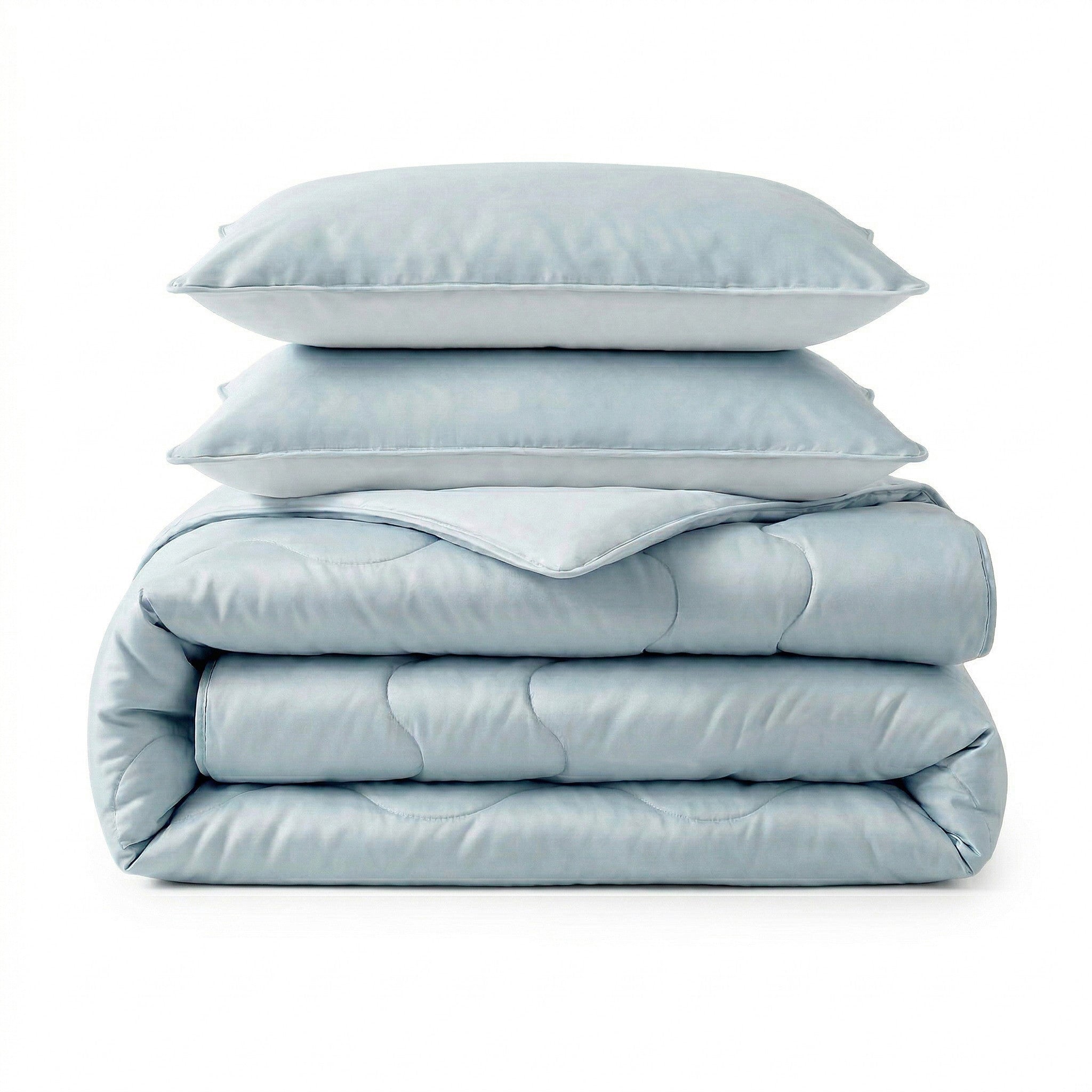 Sleeptime Dekbed en Overtrek in 1 - Verkoelend - Blauw - Dromen & Wonen