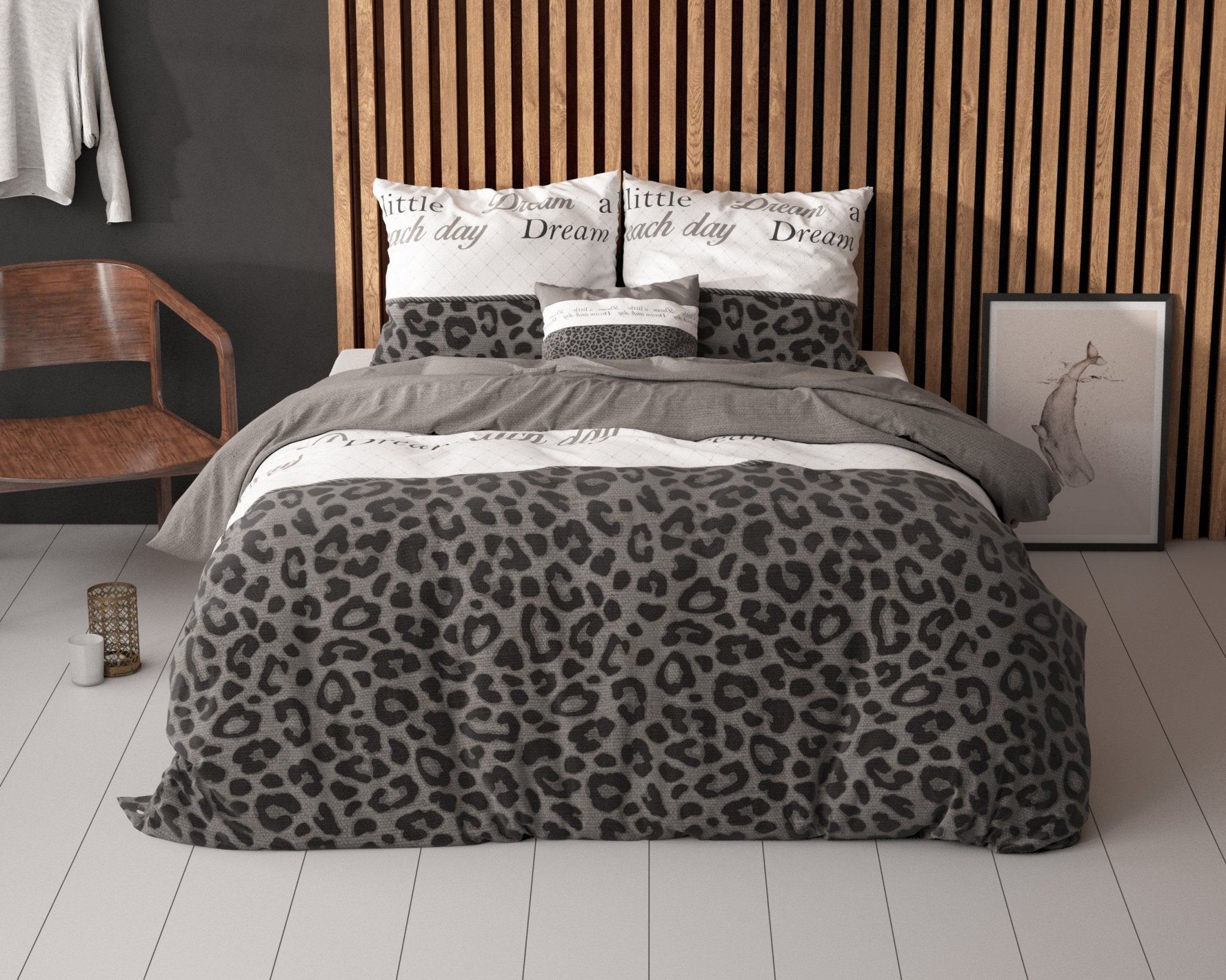 Sleeptime Dream and Sleep Antraciet Dekbedovertrek - Dromen & Wonen