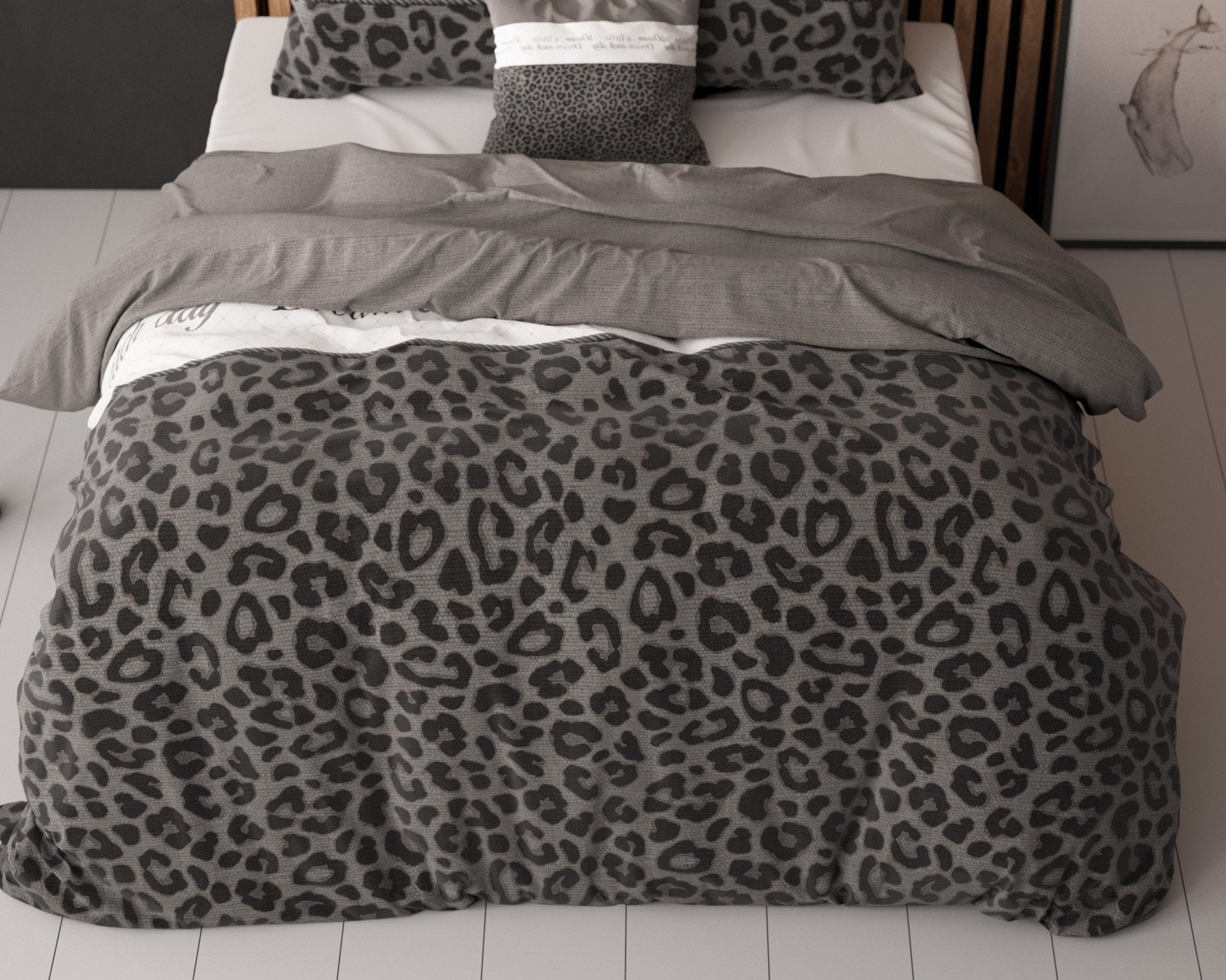 Sleeptime Dream and Sleep Antraciet Dekbedovertrek - Dromen & Wonen
