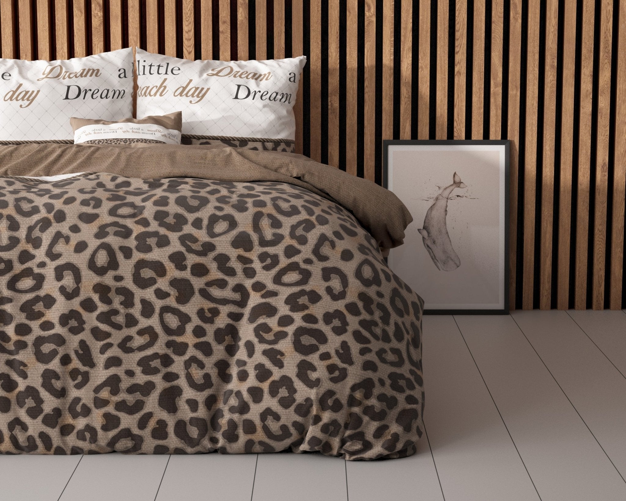 Sleeptime Dream and Sleep Taupe Dekbedovertrek - Dromen & Wonen