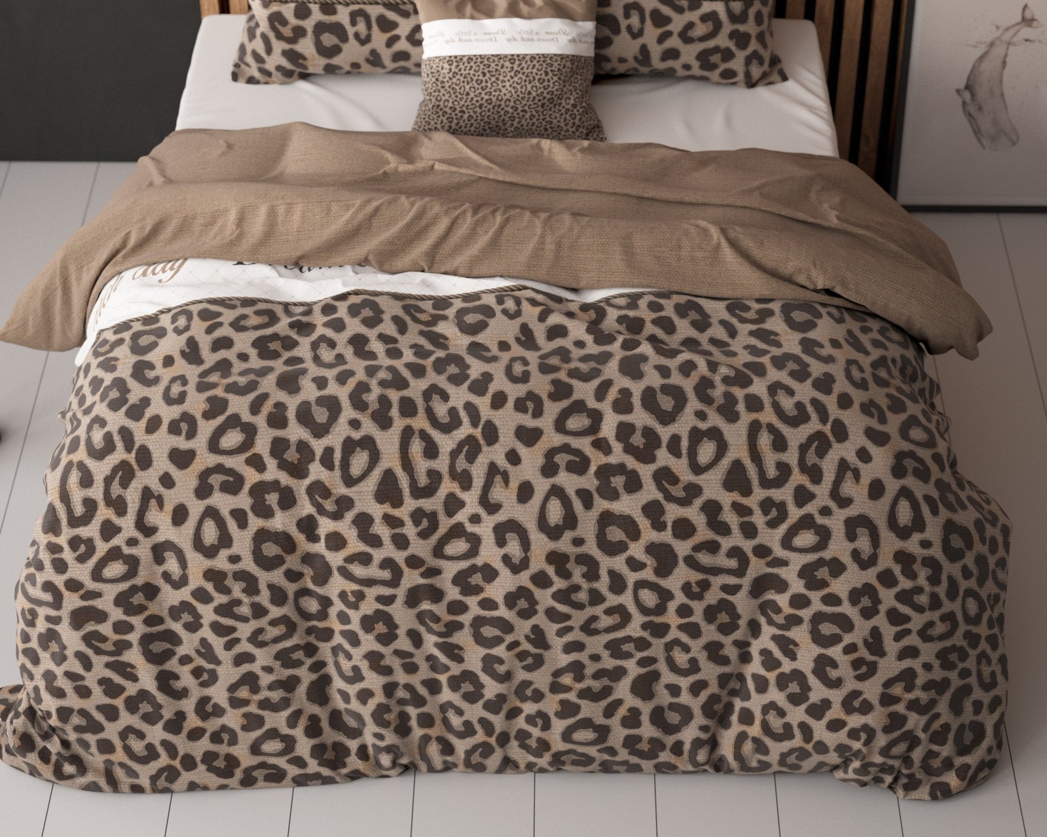 Sleeptime Dream and Sleep Taupe Dekbedovertrek - Dromen & Wonen