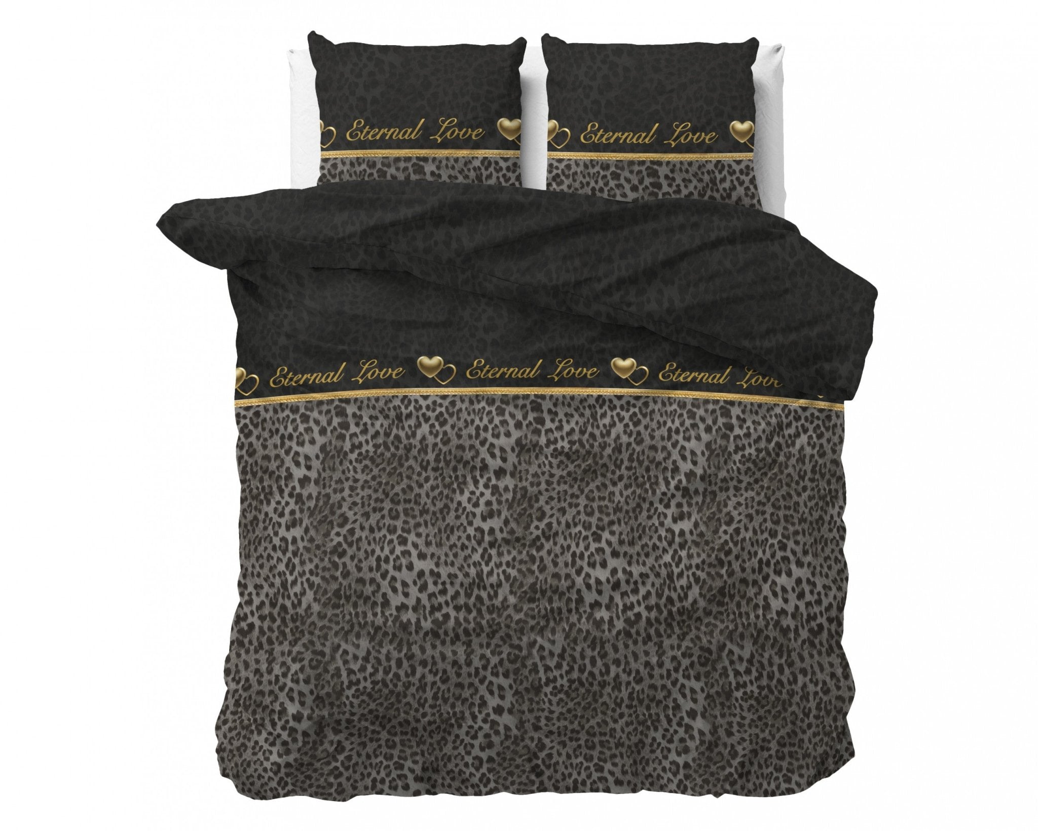 Sleeptime Eternal Love Zwart Dekbedovertrek - Dromen & Wonen