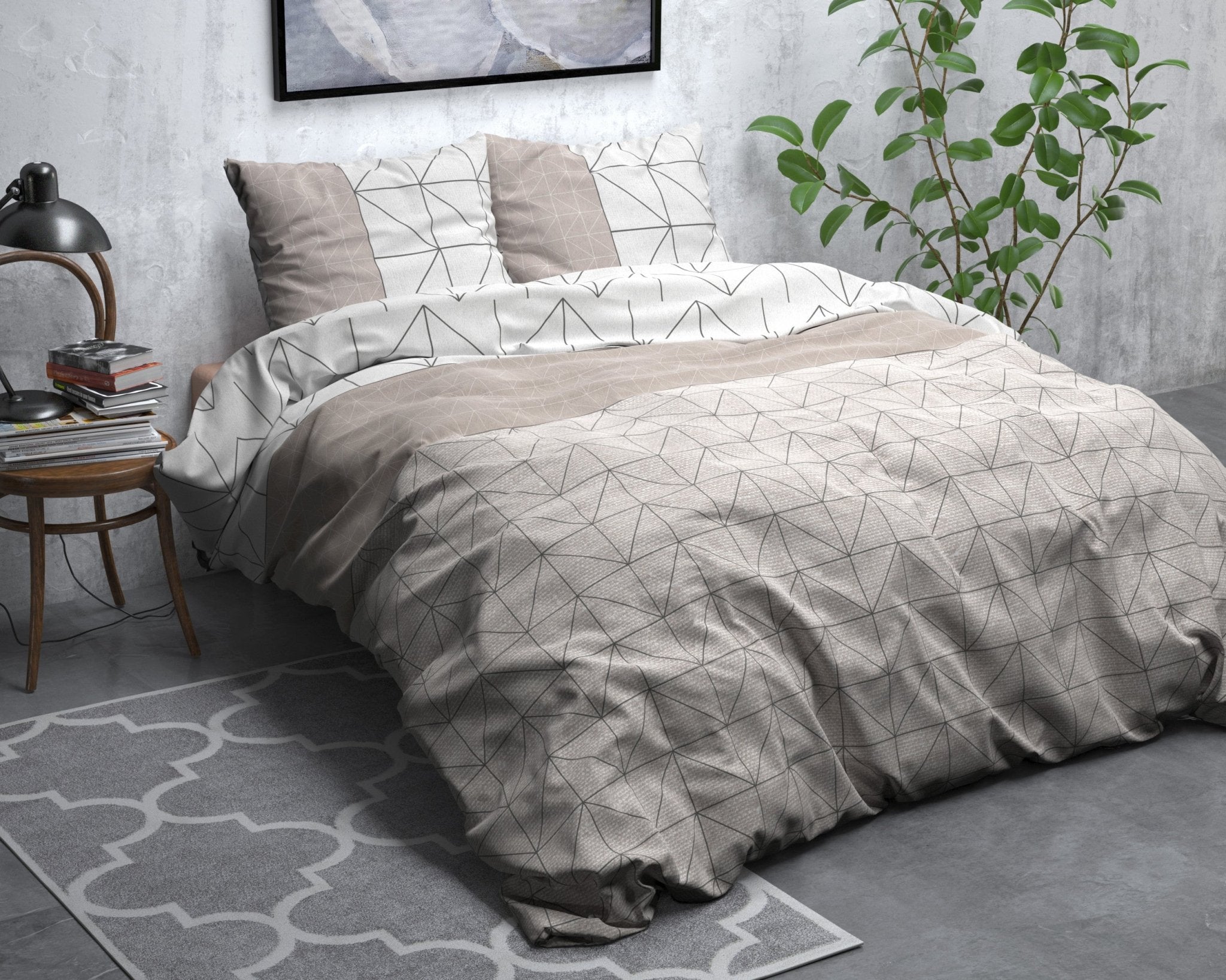 Sleeptime Flanel Gino Flanel Dekbedovertrek - Dromen & Wonen