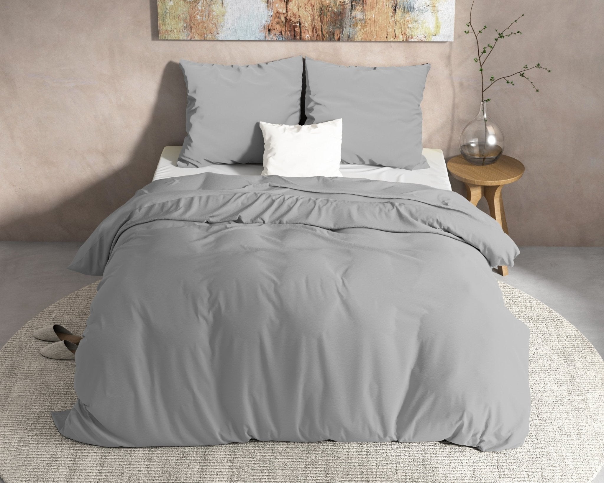 Sleeptime Flanel Mendez Grijs Dekbedovertrek - Dromen & Wonen