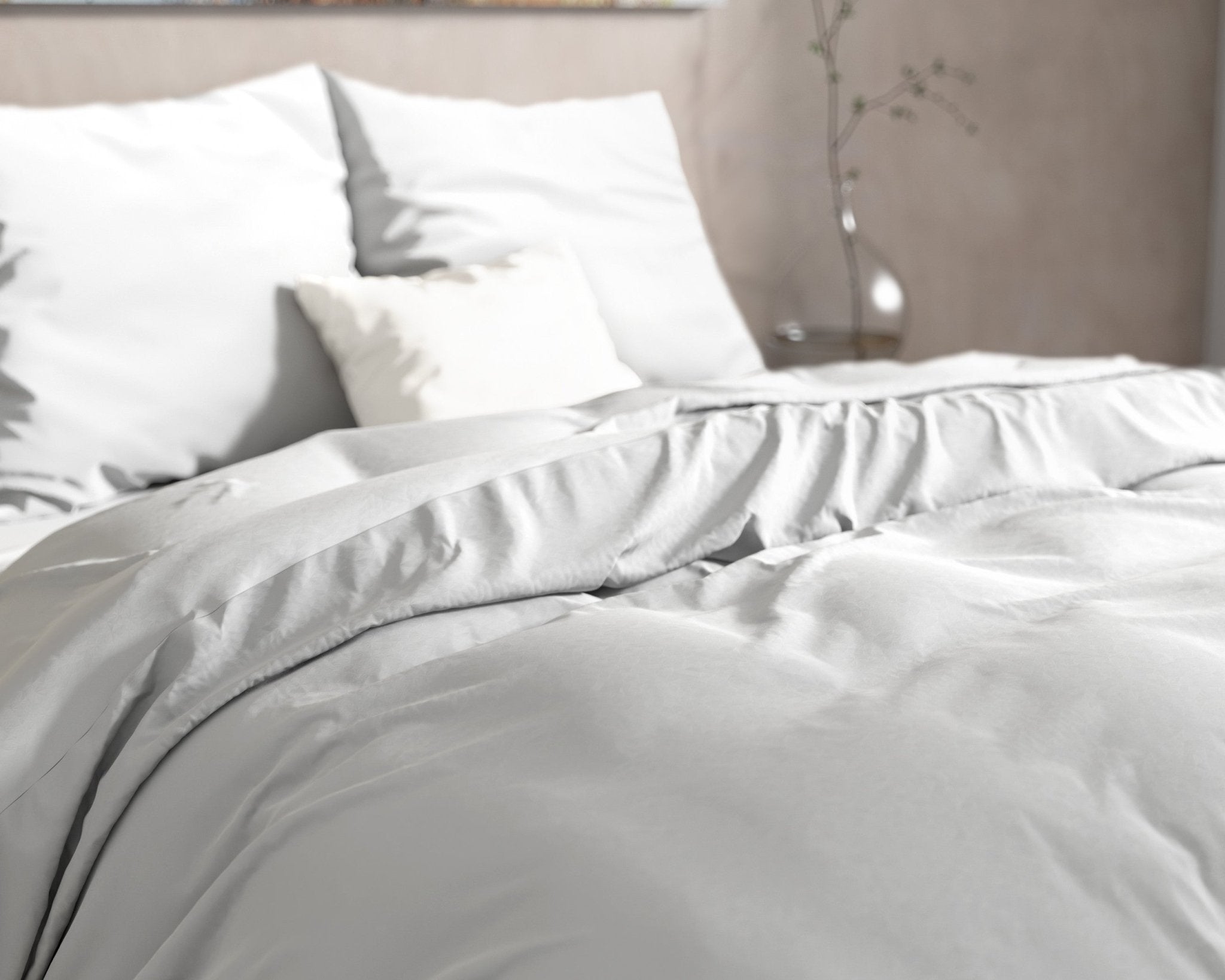 Sleeptime Flanel Mendez Wit Dekbedovertrek - Dromen & Wonen