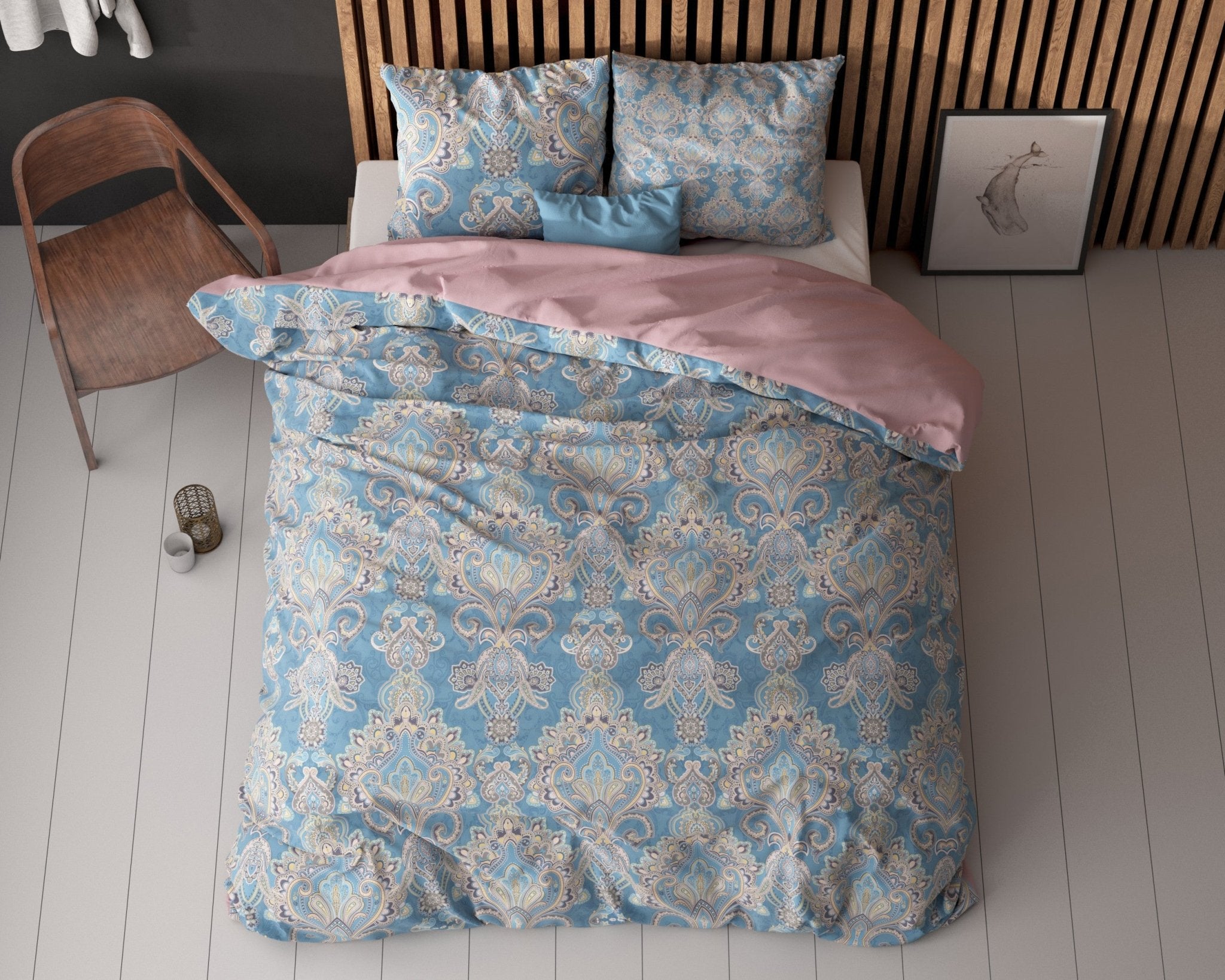 Sleeptime Giselle Blauw Dekbedovertrek - Dromen & Wonen